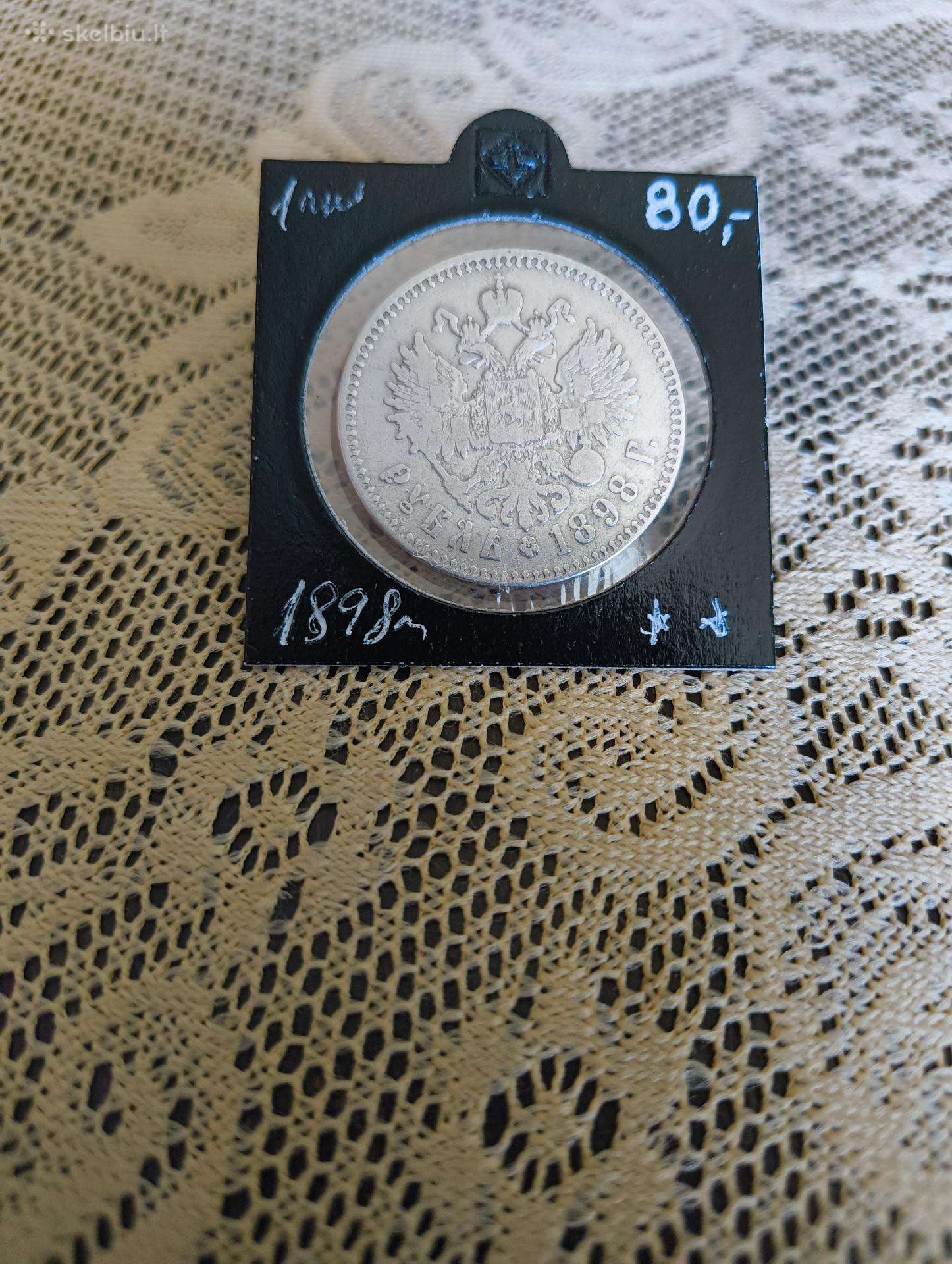 Sidabras 900. Caro Rublis.originalas.gero Stovio.