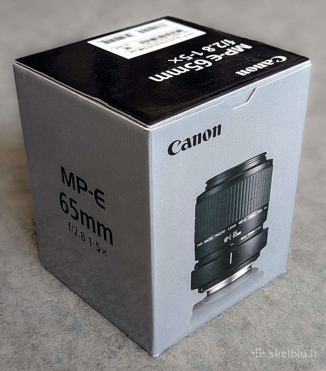 Parduodamas unikalus makro objektyvas Canon Mp-e 6