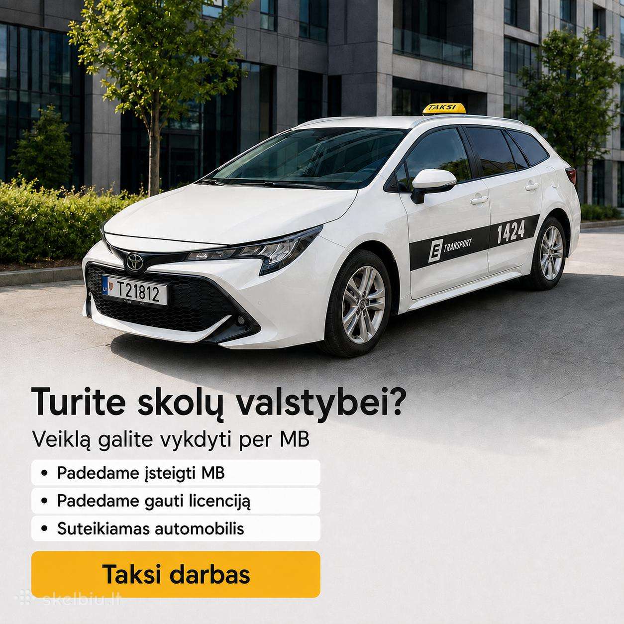 Taksi veikla Panevėžys