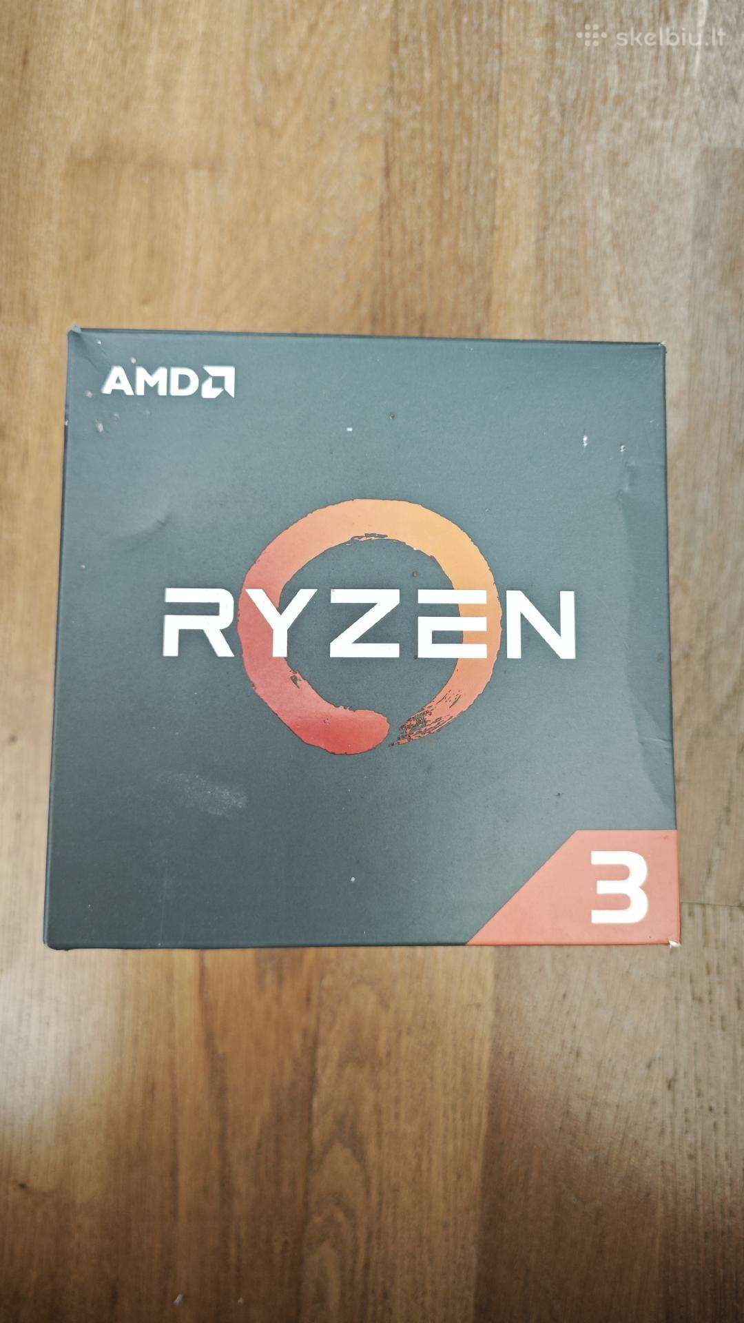 Amd Ryzen 3 1200 Box pilnas komplektas (Siunčiu)