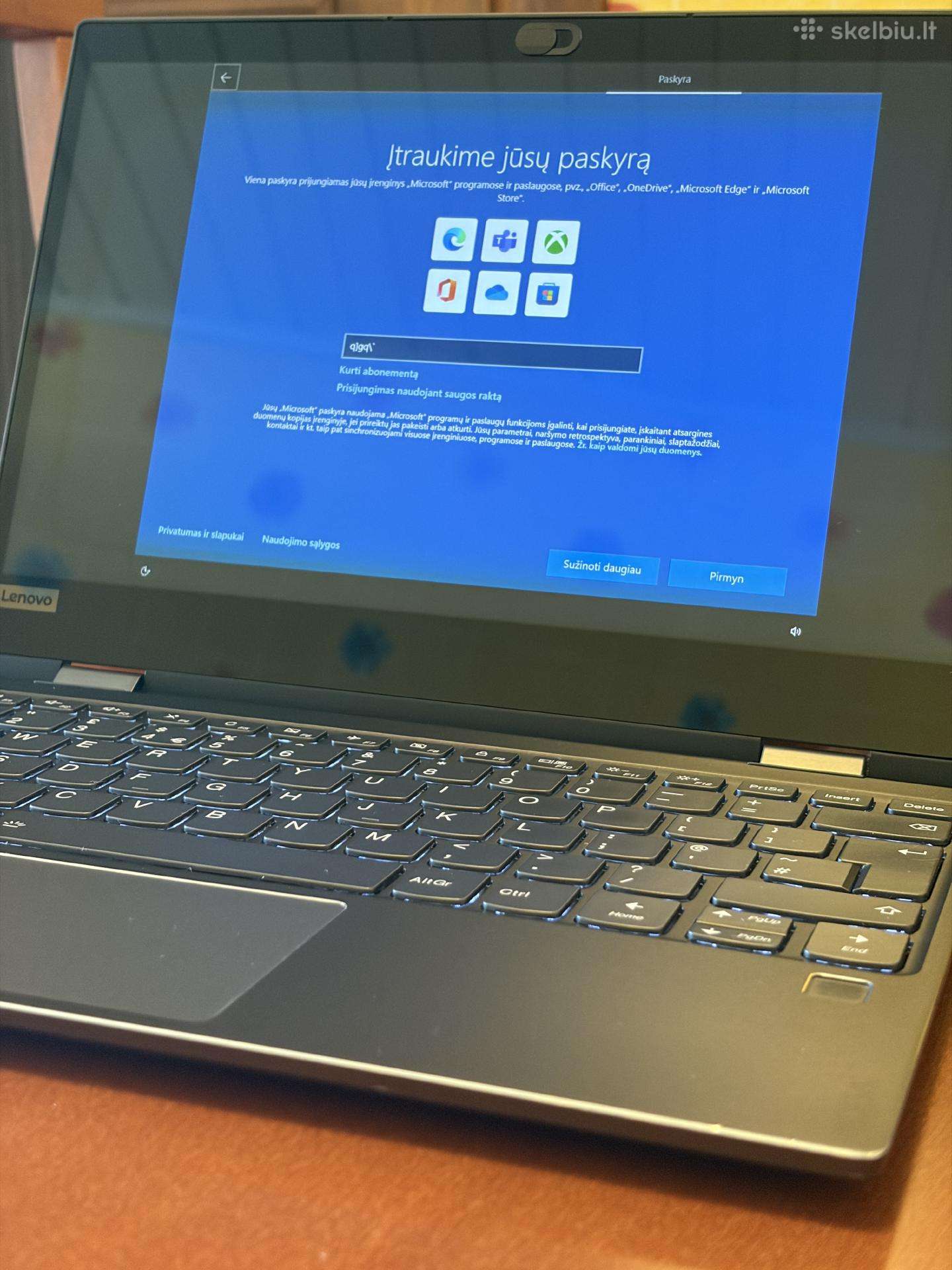 Parduodu Lenovo Yoga