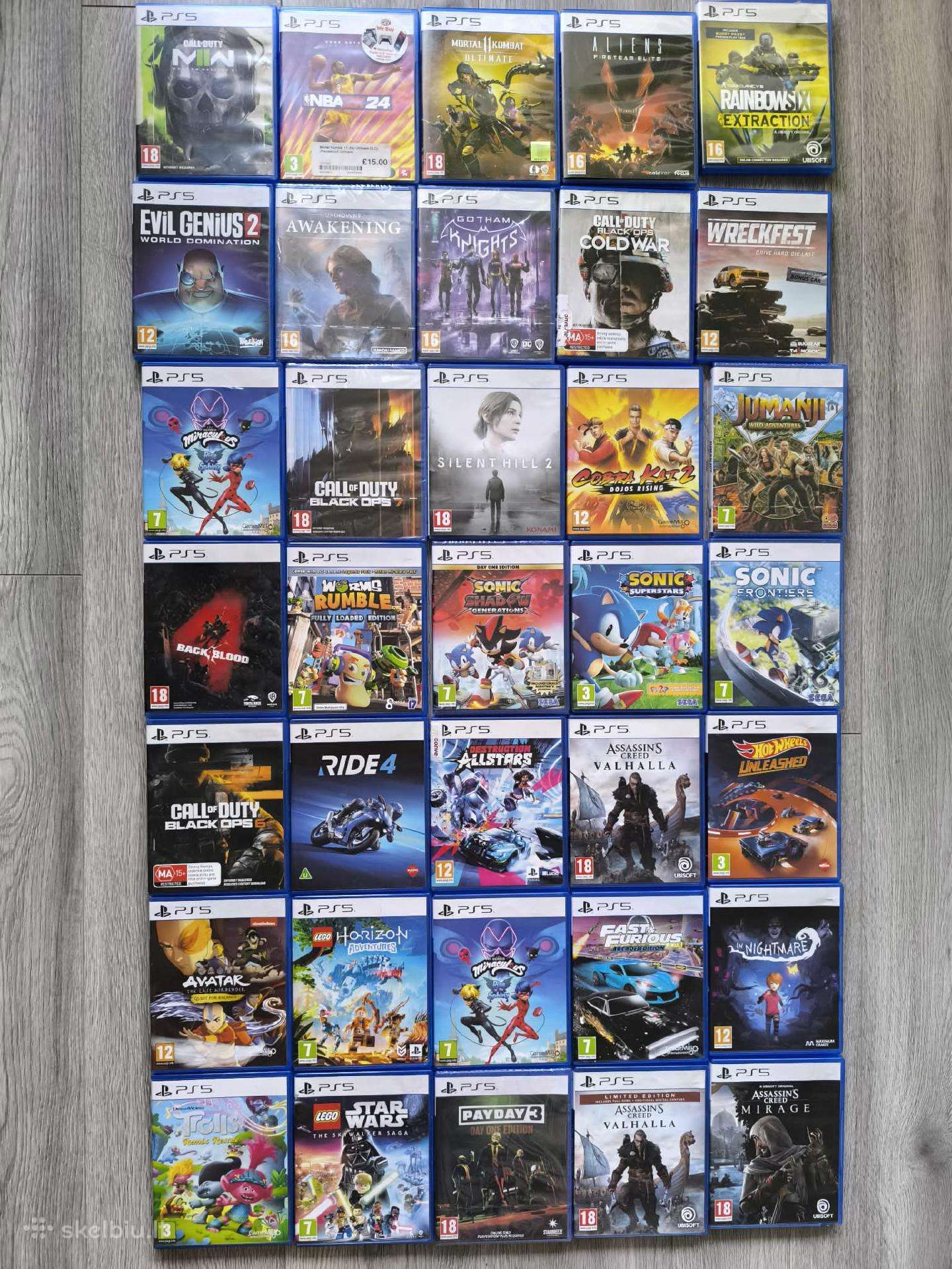 Playstation 5 zaidimai!