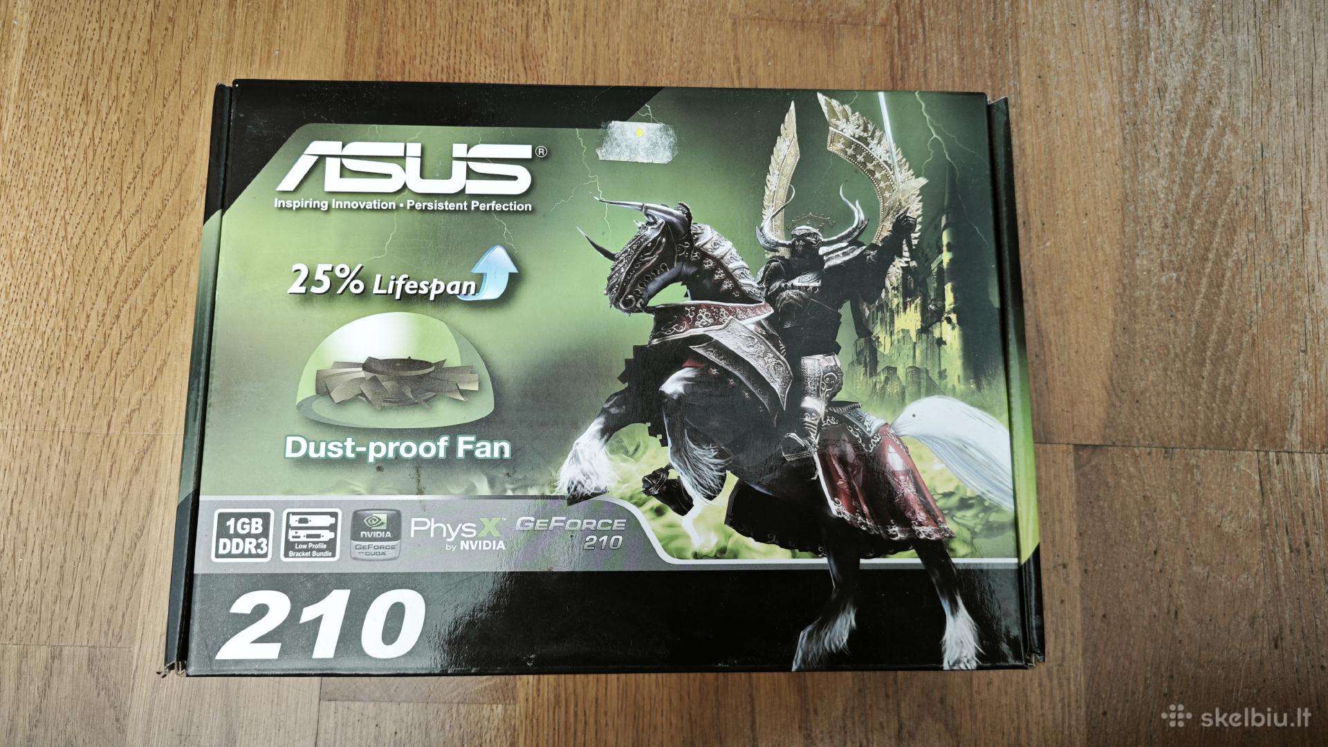 Asus Geforce 210 1gb Box (Komplektas, Siunčiu)