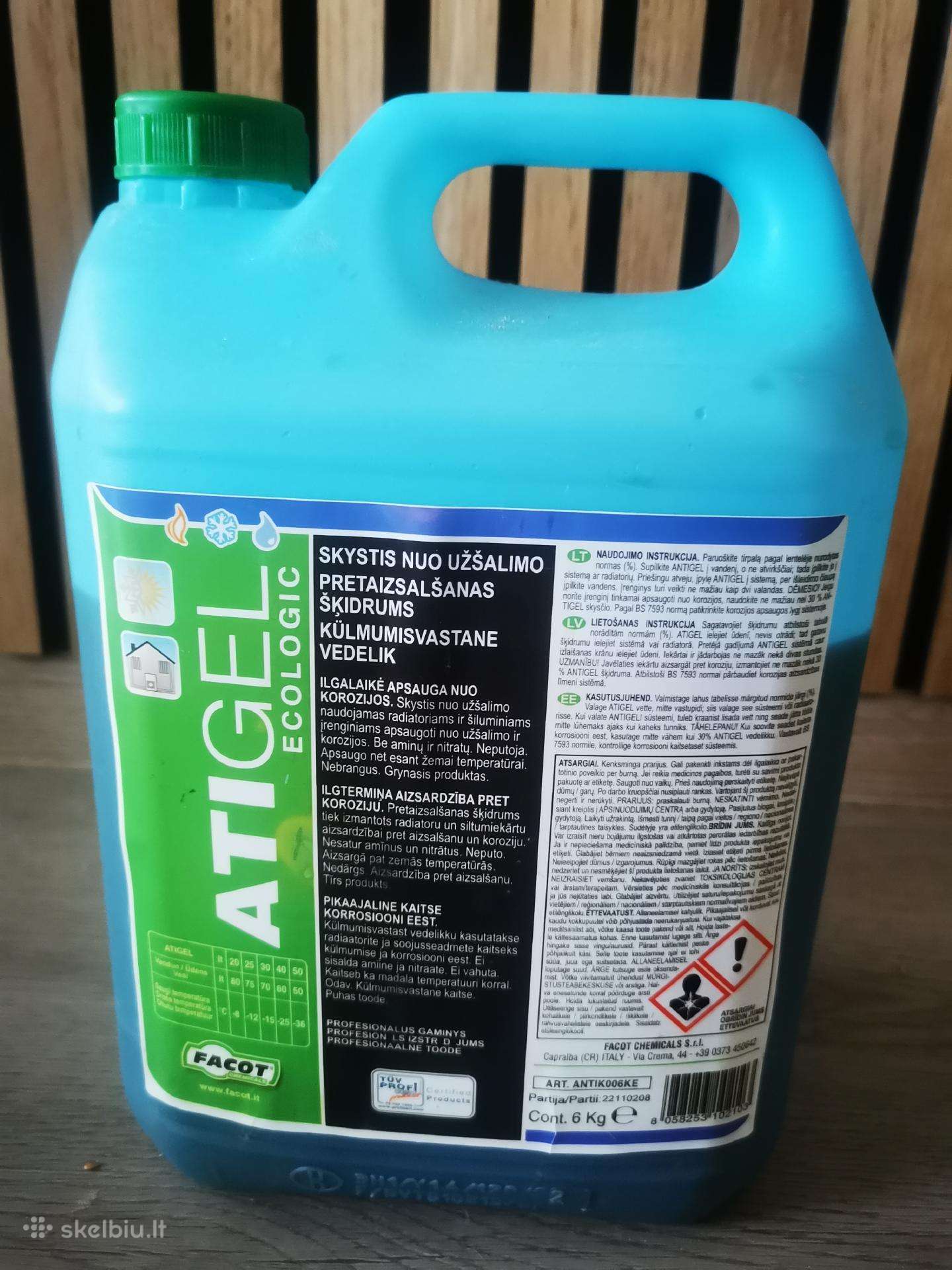 Skystis gyvatukui "Antigel" koncentratas 4ltr.