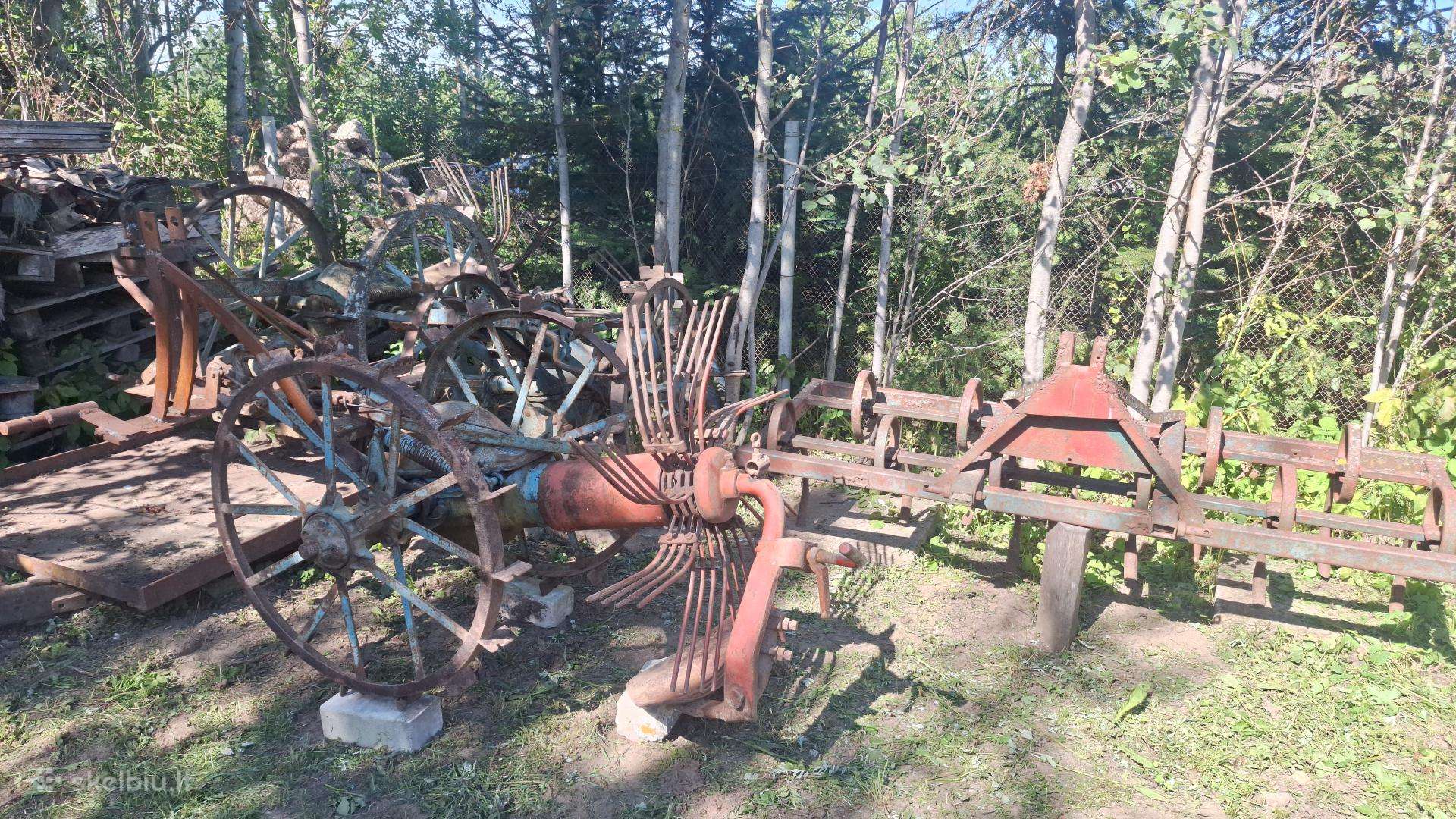 Bulvių kasamosios, kultivatorius