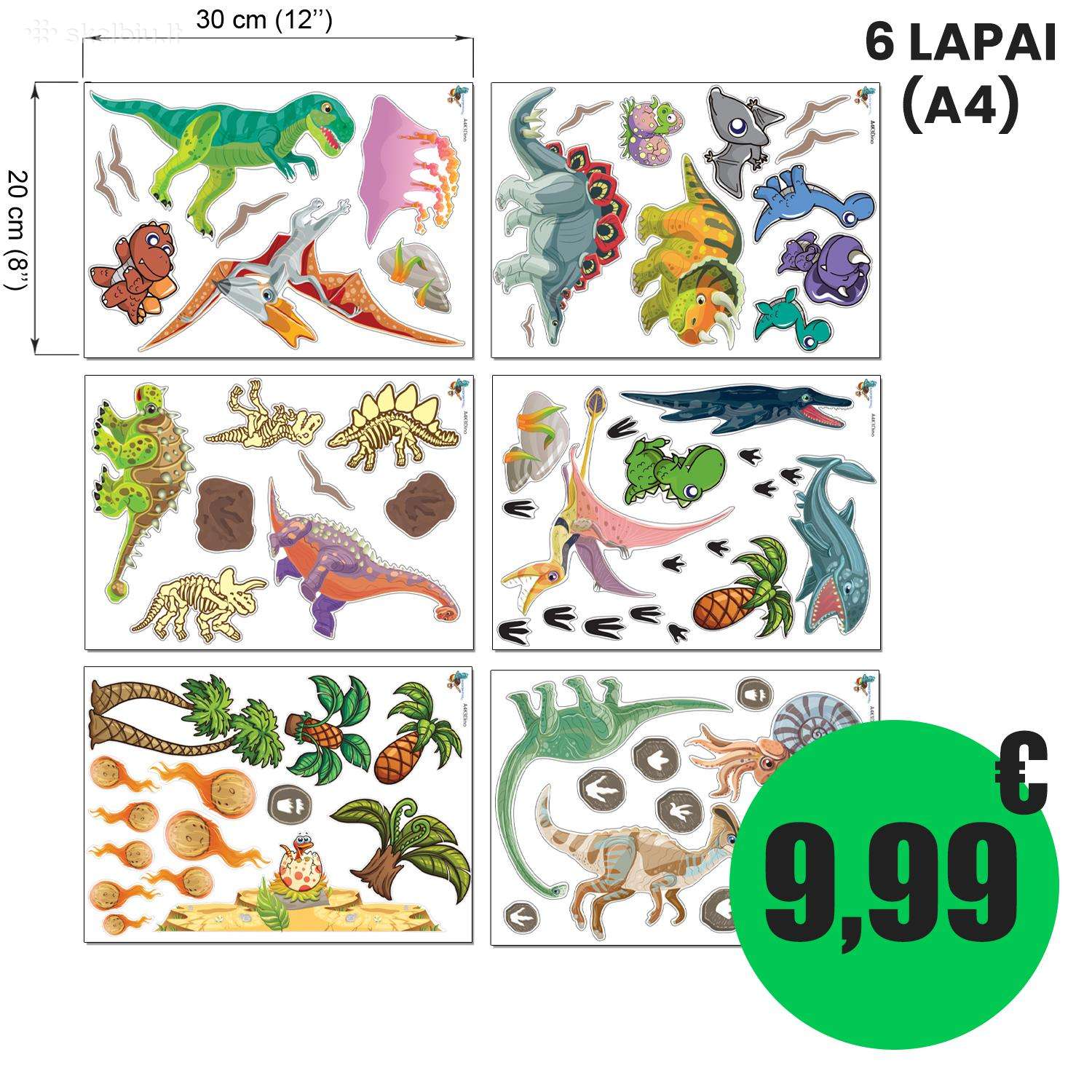 Vaikiški sienų lipdukai vaikams