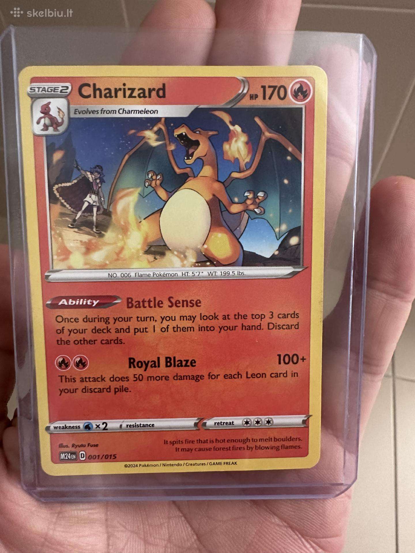 Pokmon Charizard kortele