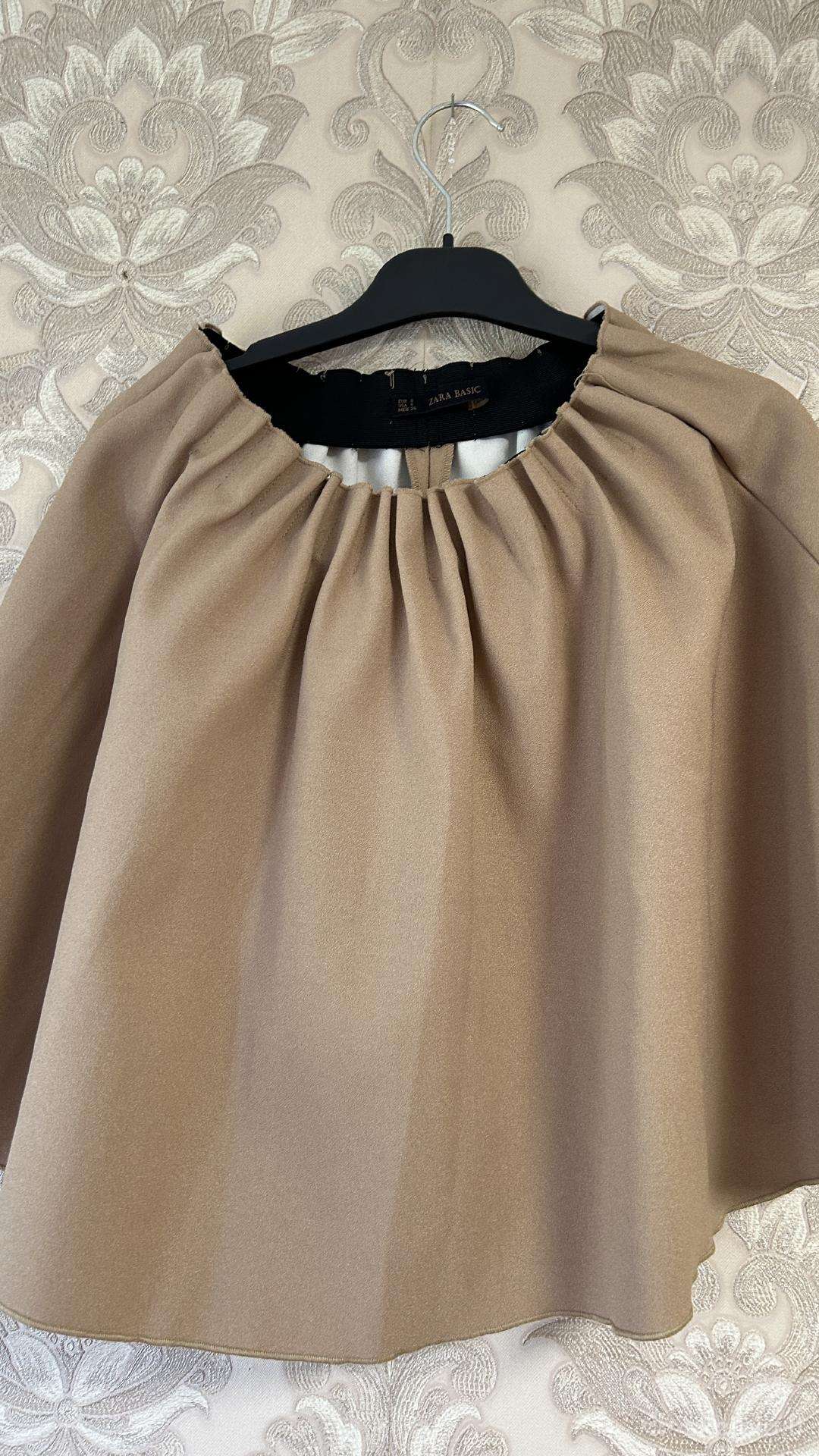 Zara Basic smėlio spalvos sijonasdydis S.