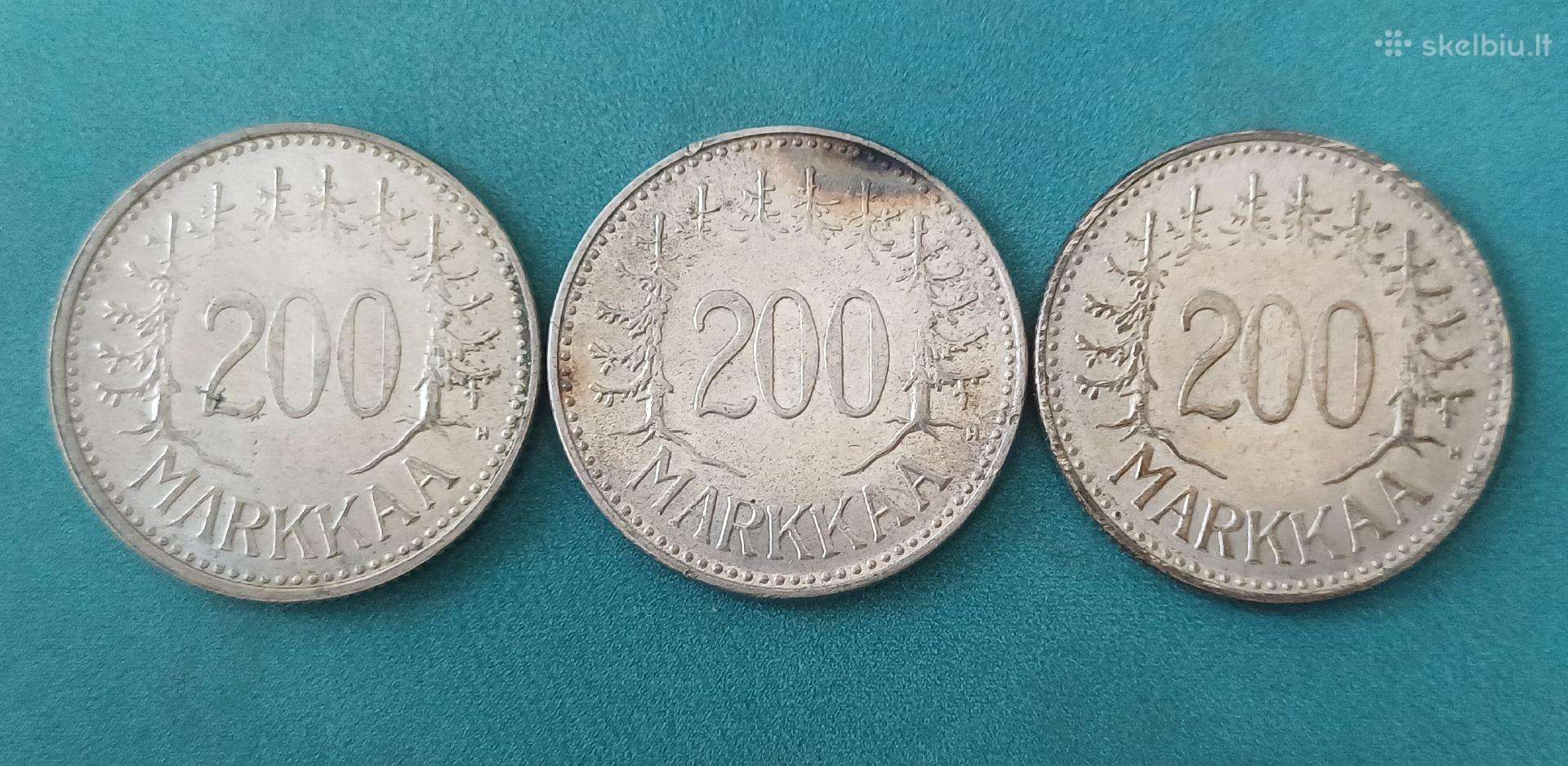 200 markių rinkinys Suomija
