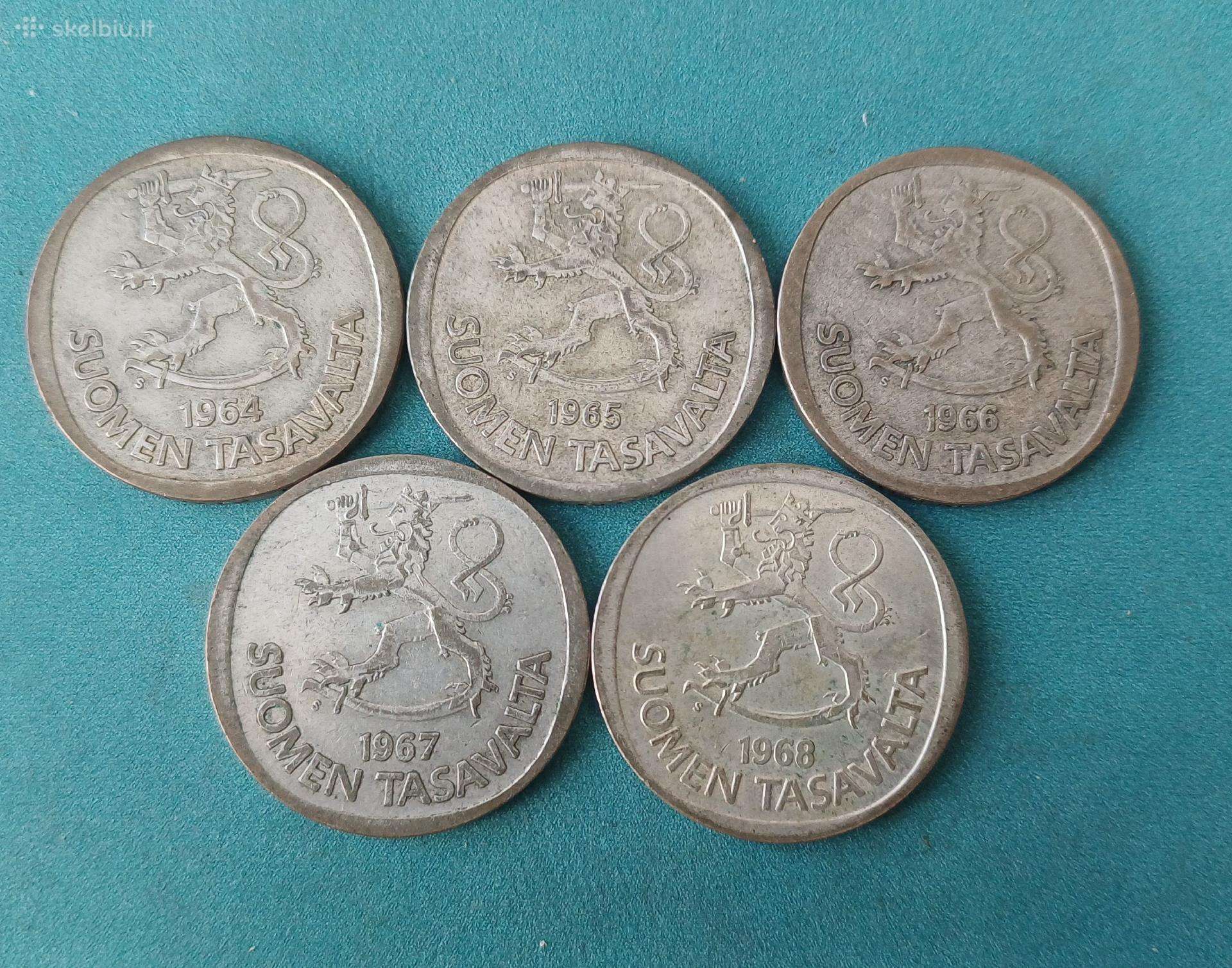 1 markes rinkinys Suomija
