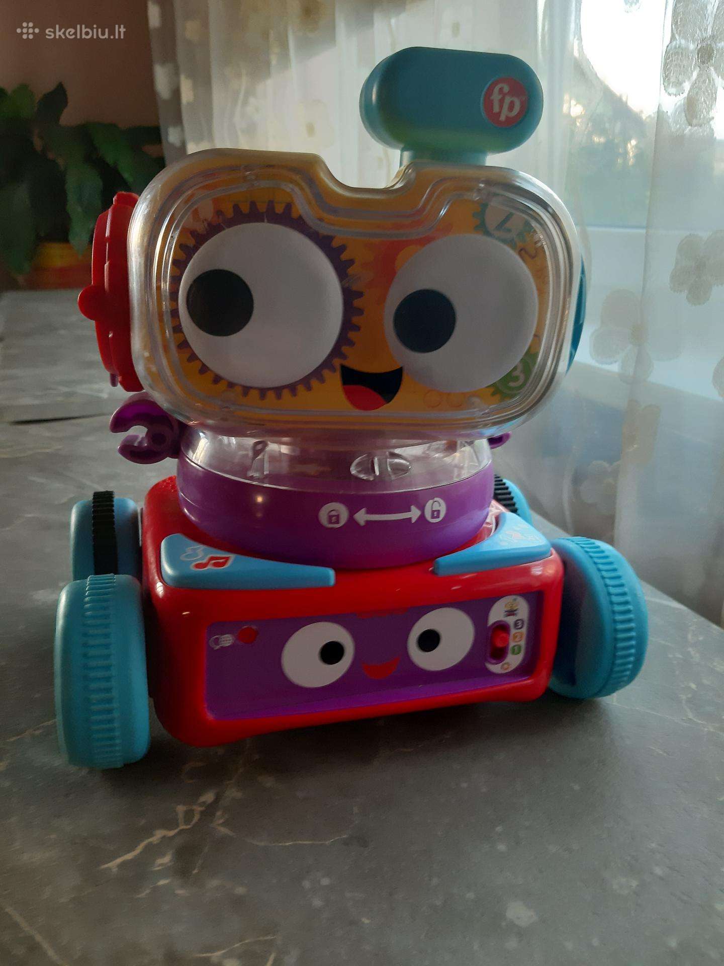 Robotukas Fisher-price"robobo" Dance kilim.logic3