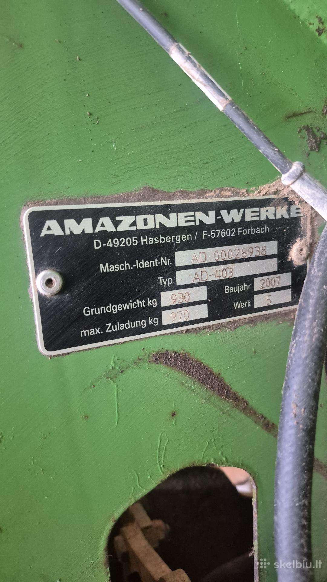 Amazone AD 403-Super, seeders, planters