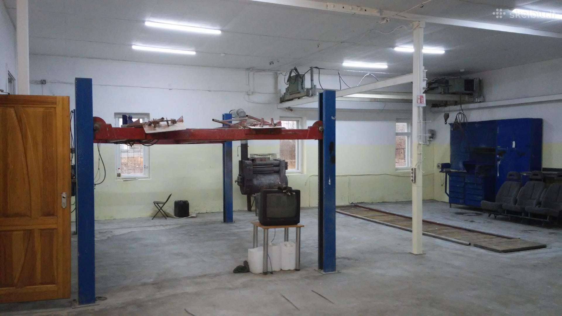 Išnuomojamos autoserviso patalpos su visa įranga