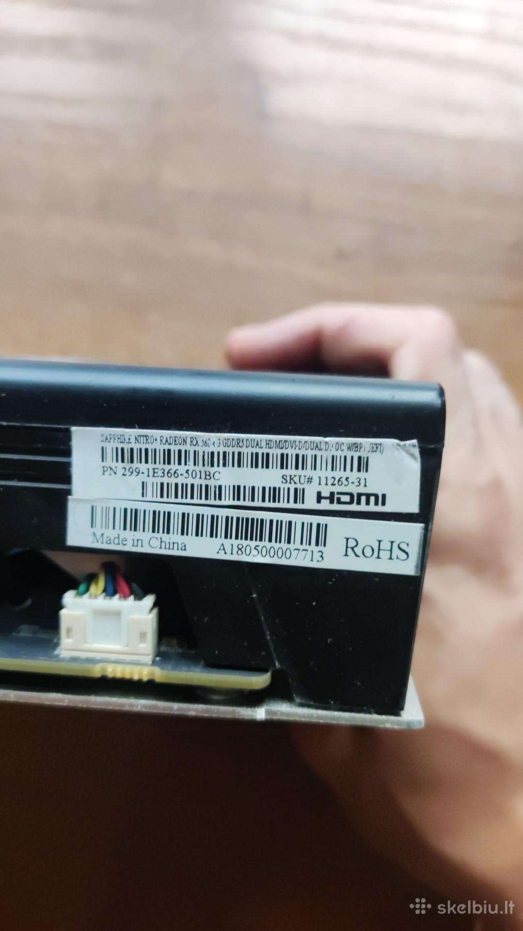 Sapphire Nitro Radeon Rx 580 4gb