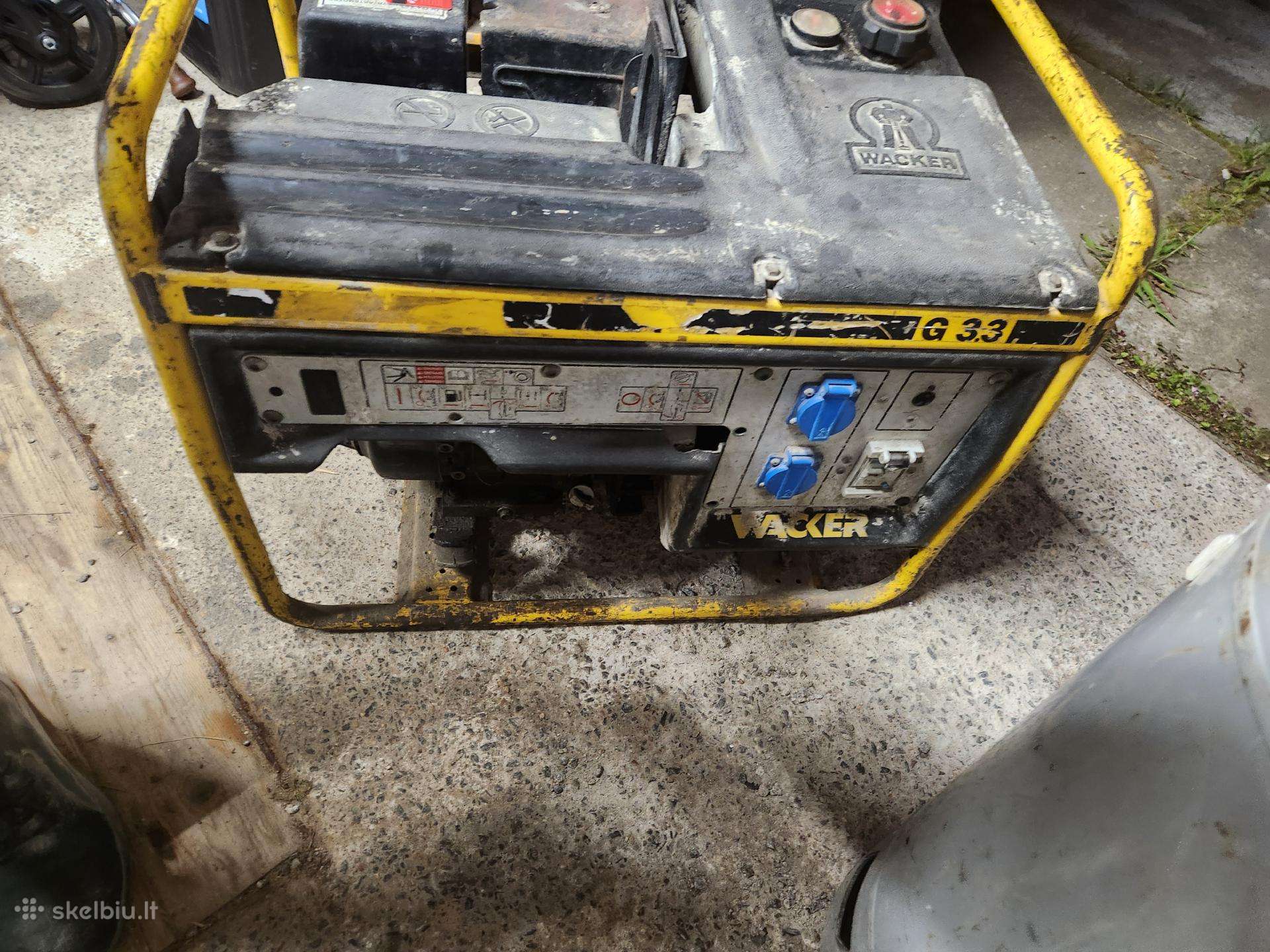 Wacker 3.3 kva generatorius