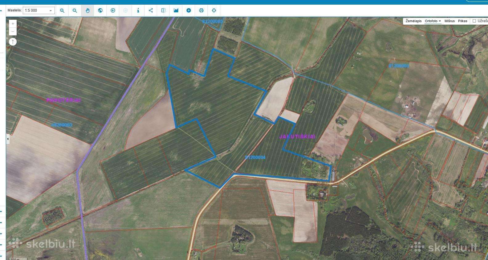 Išnuomojamas 30,51 ha žemės ūkio naudmenų plotas