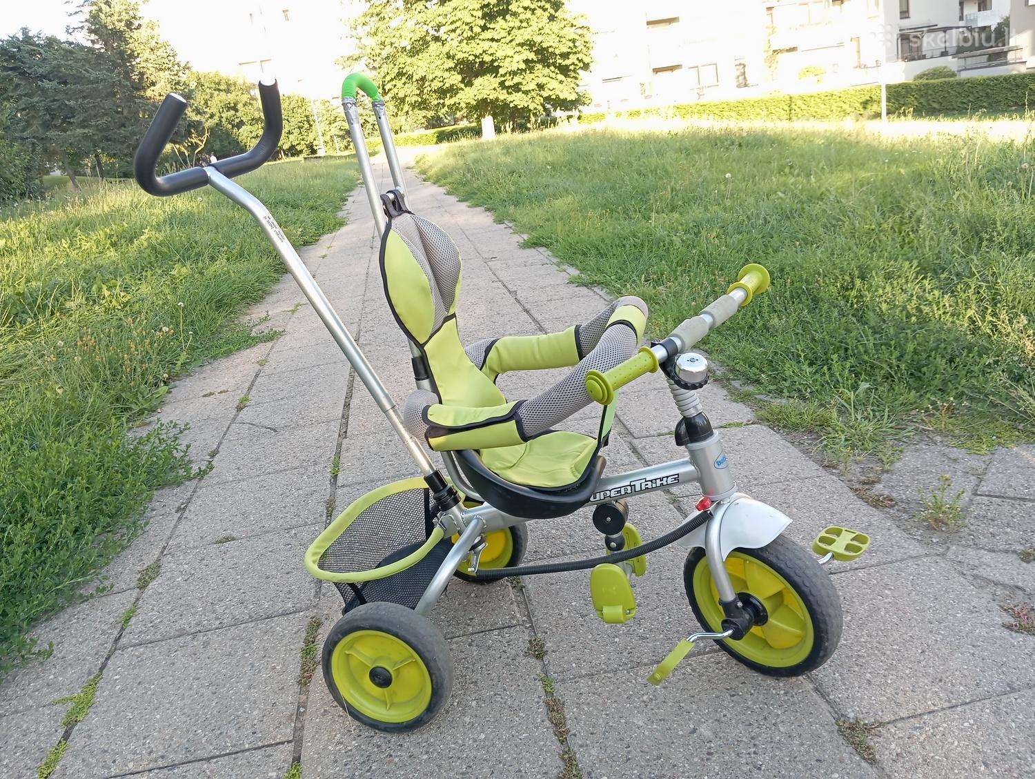 Vaikiškas daugiafunkcinis triratukas