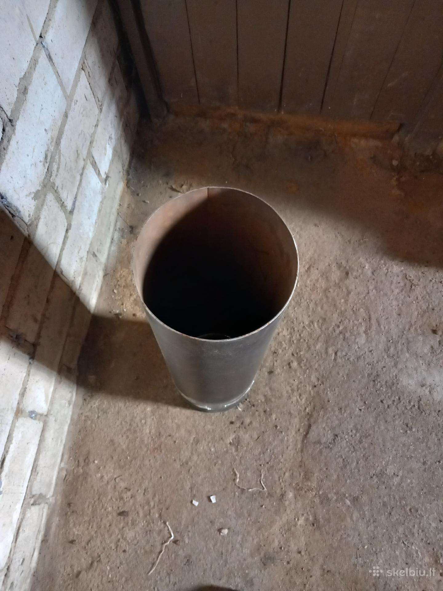 Kamino vamzdis atsparus karščiui. Likutis