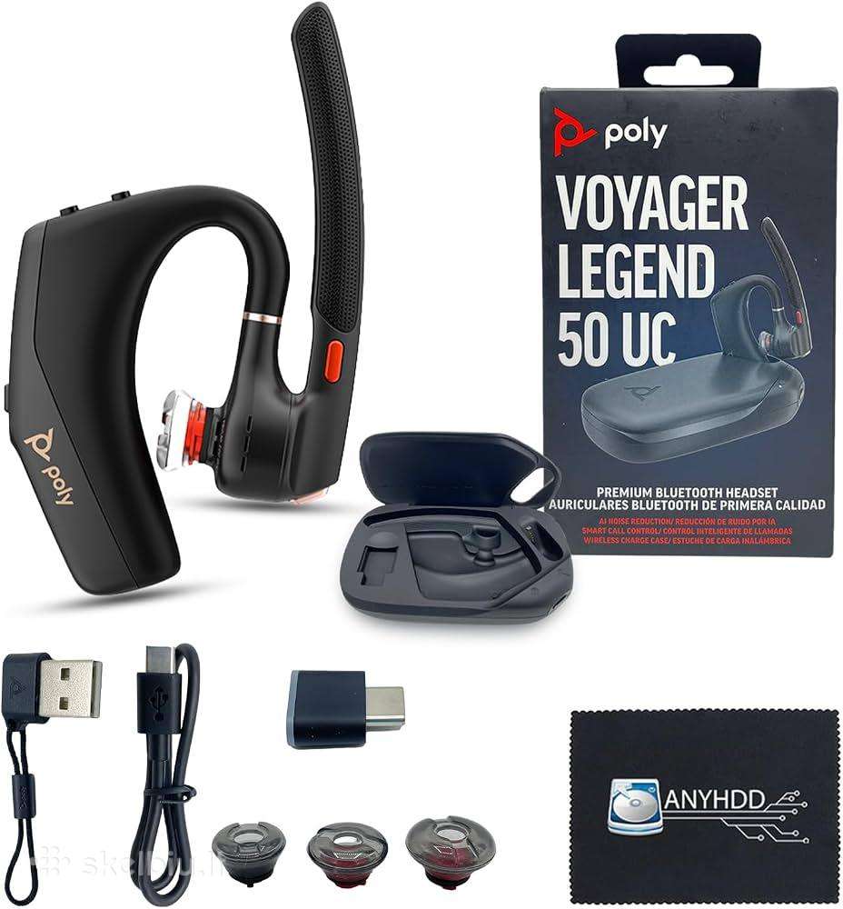 Nauja Plantronics Legend Poly 50 Uc ausinė su gar.