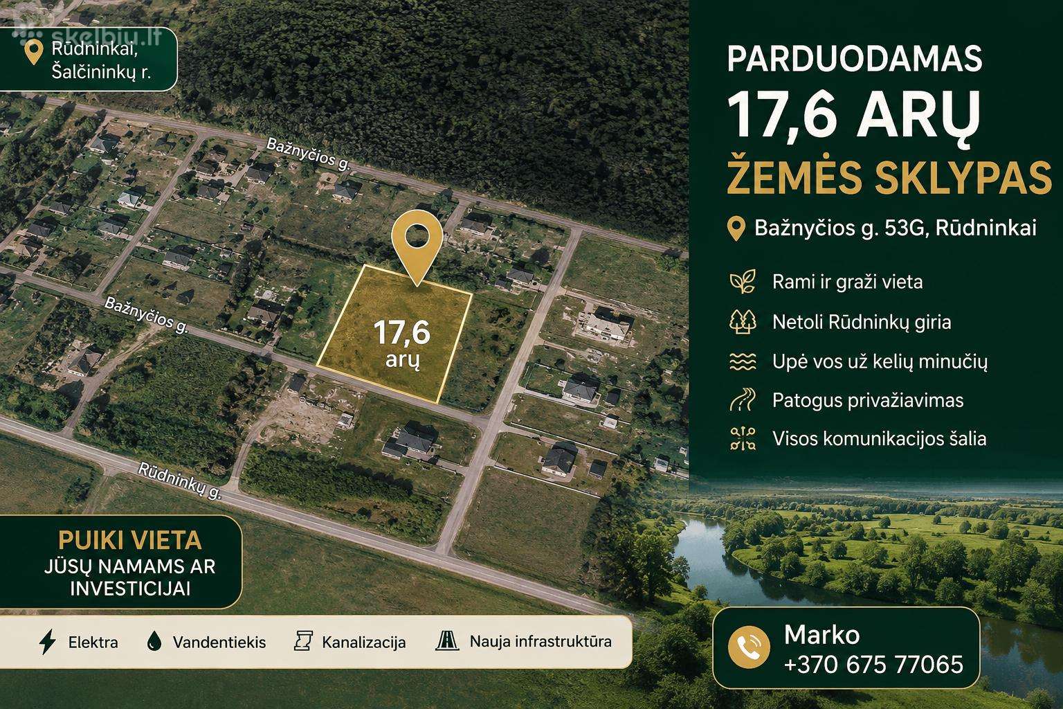 Parduodamas Žemės Sklypas
