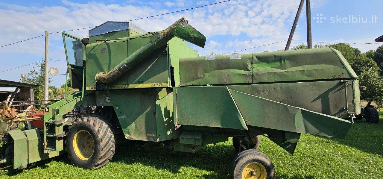 John Deere 952, grūdų tvarkymo technika
