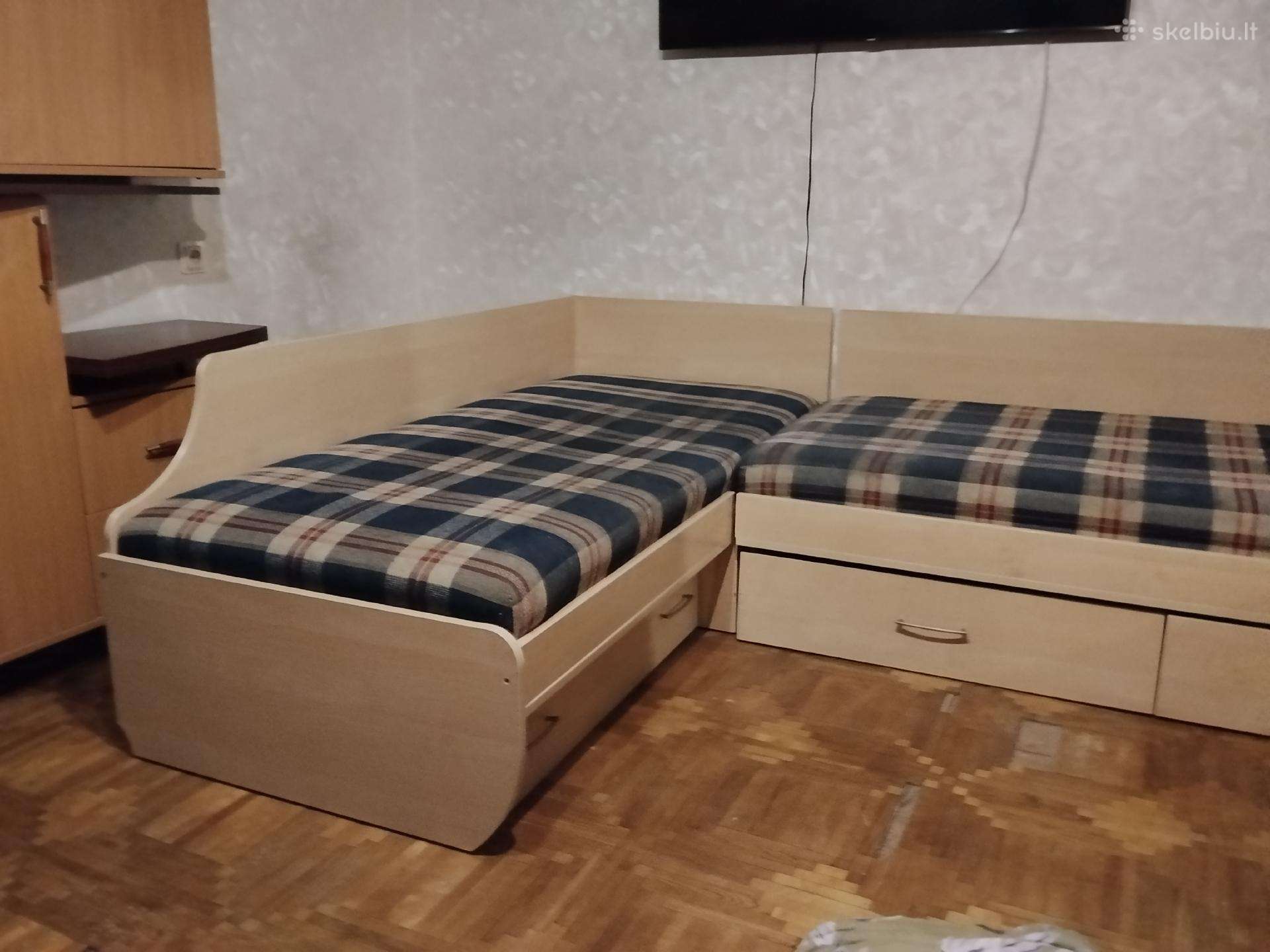 Vaikų kambario lovos kampas