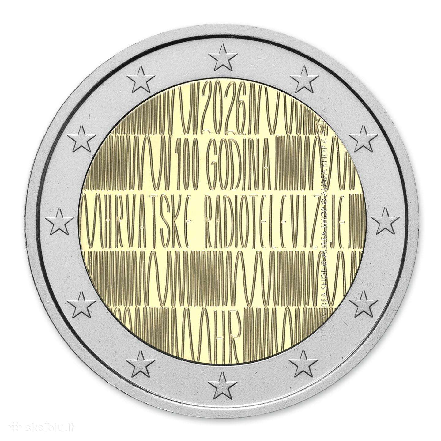 Kroatijos 2026 2€ - Radio - 9.90€ ir nuolaidos!