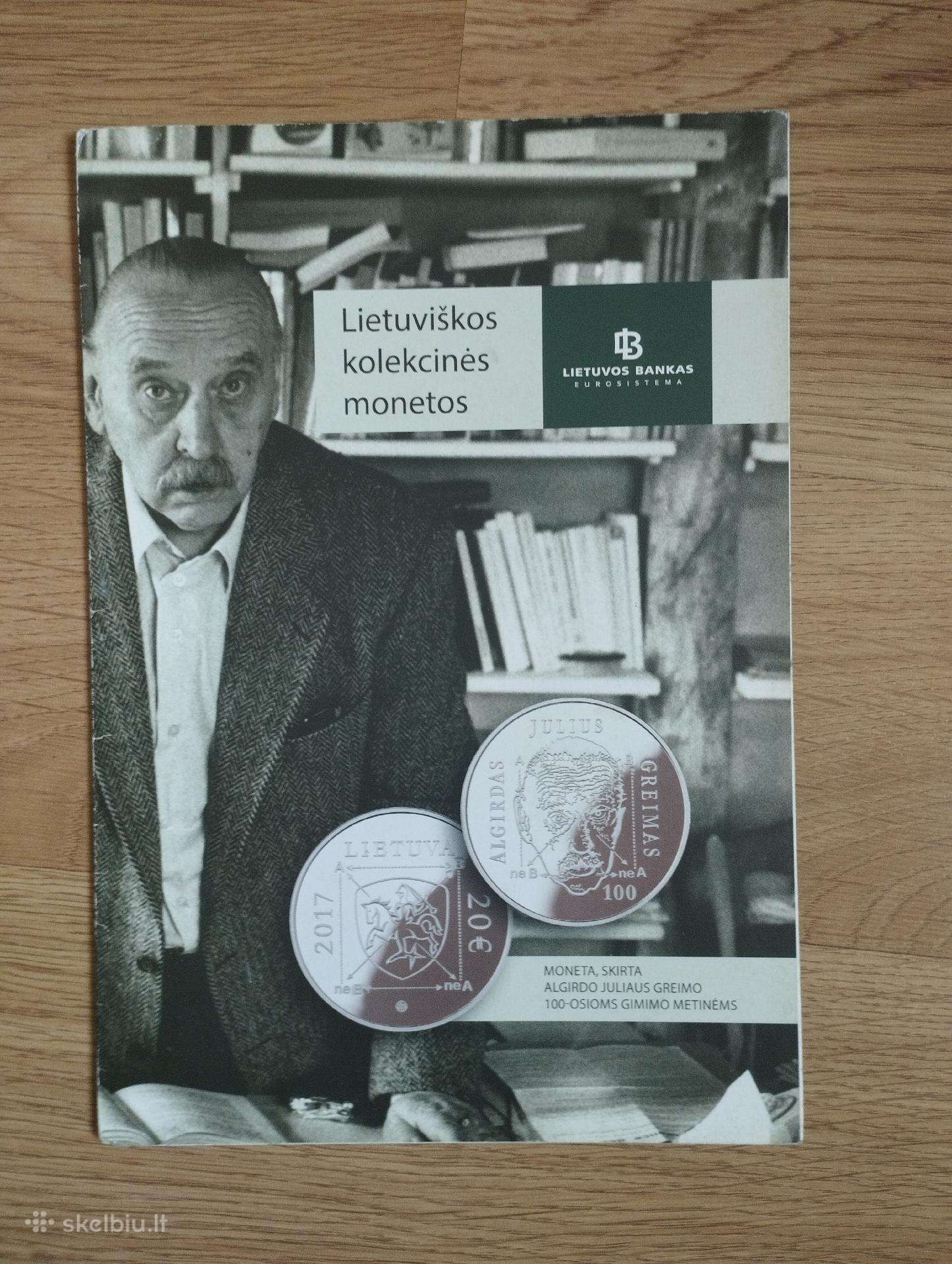 Lb 2017 proginės 20 eurų monetos lankstinukas