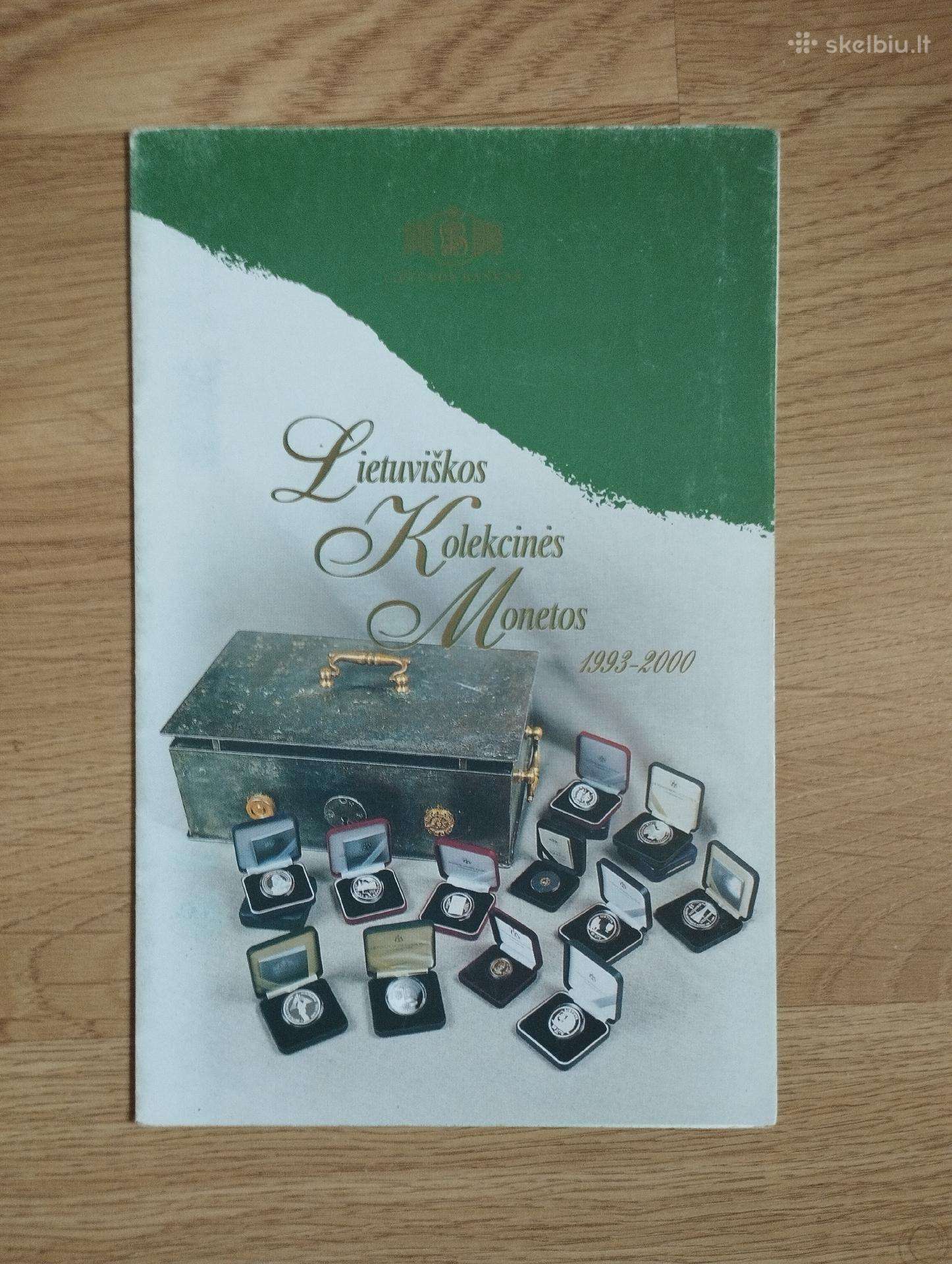 Lb 1993-2000 kolekcinių monetų lankstinukas