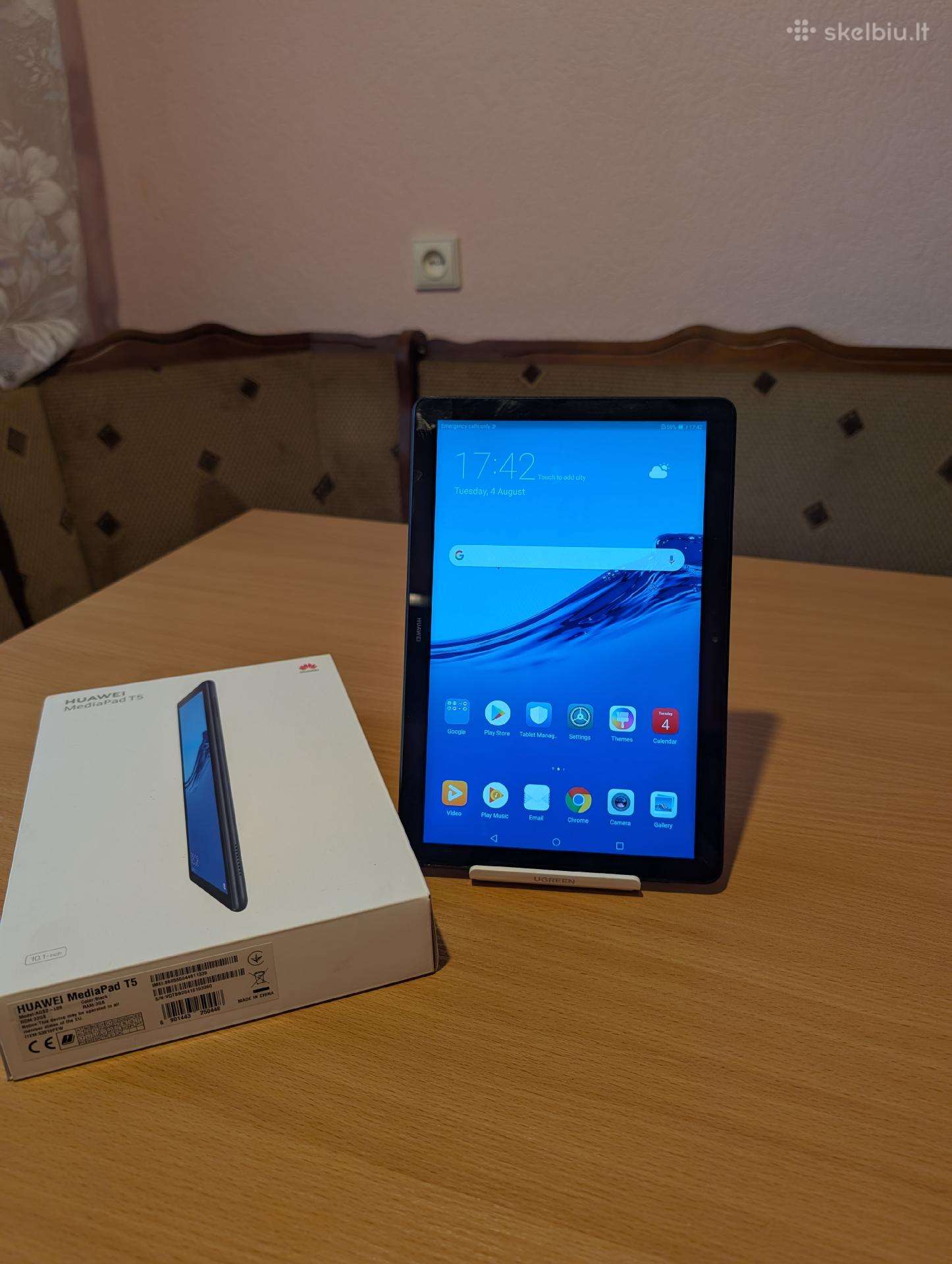 Juodas Huawei Mediapad T5 lte 32gb