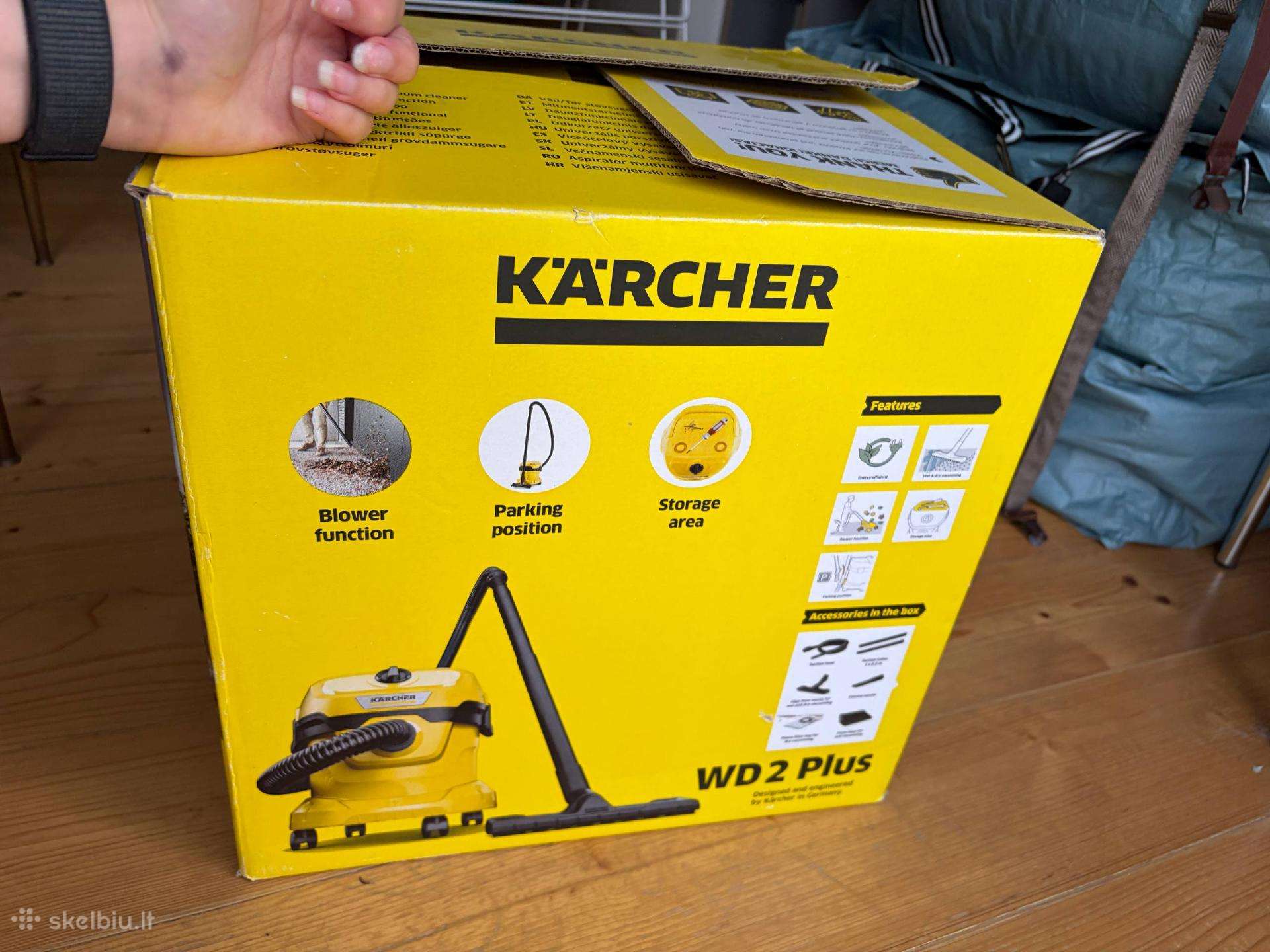 Karcher W2 Plus Dulkių Siurblys