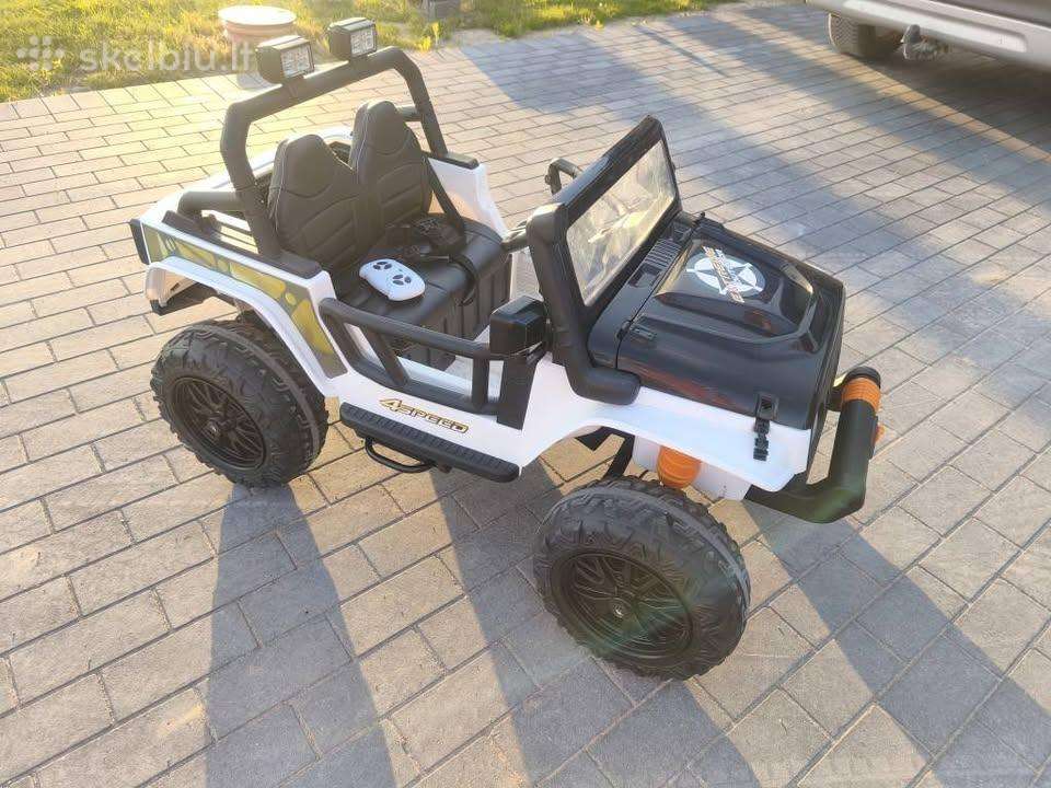 Vaikiškas elektromobilis Jeep Monster
