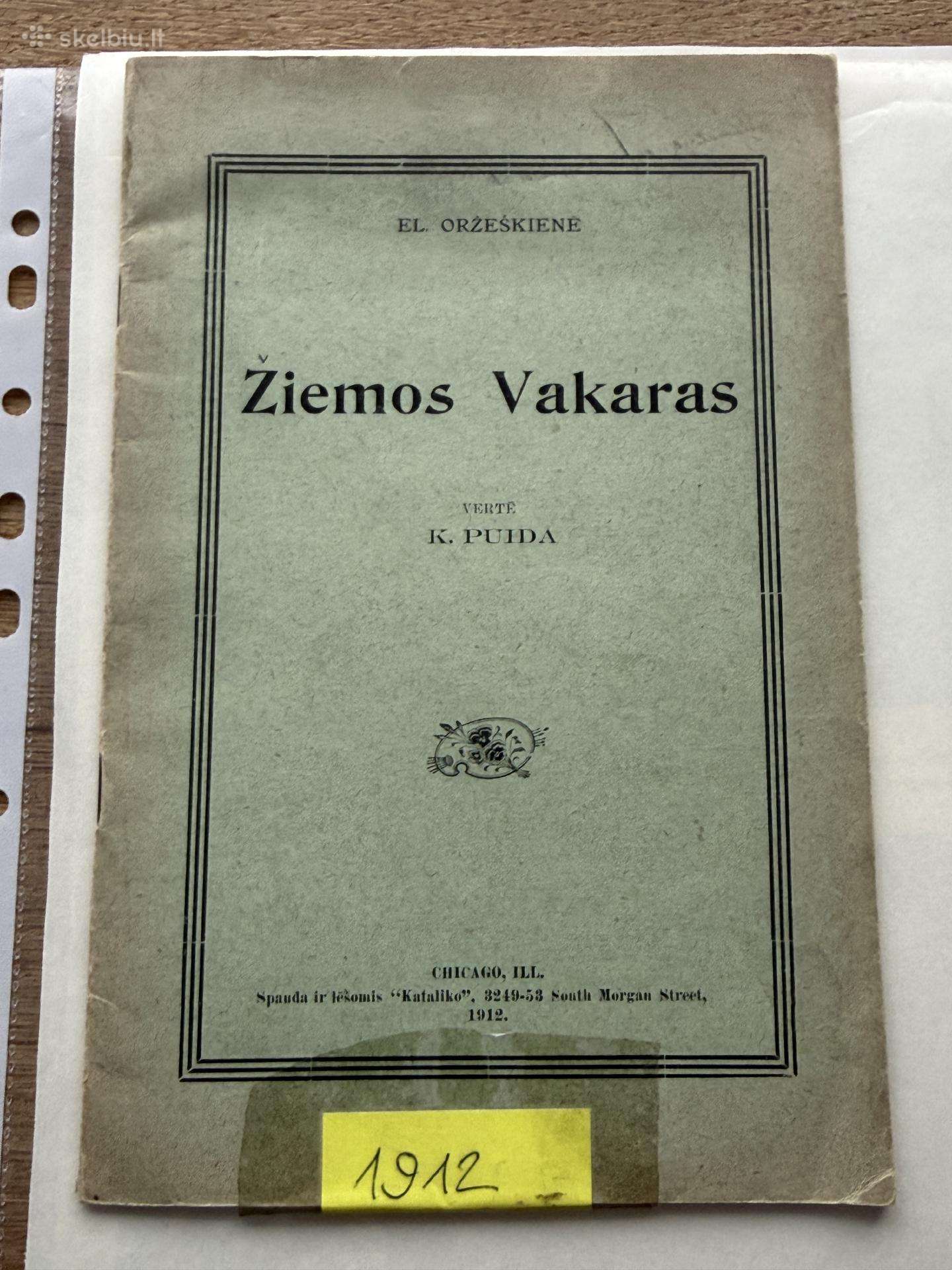 Žiemos Vakaras 1912 m.
