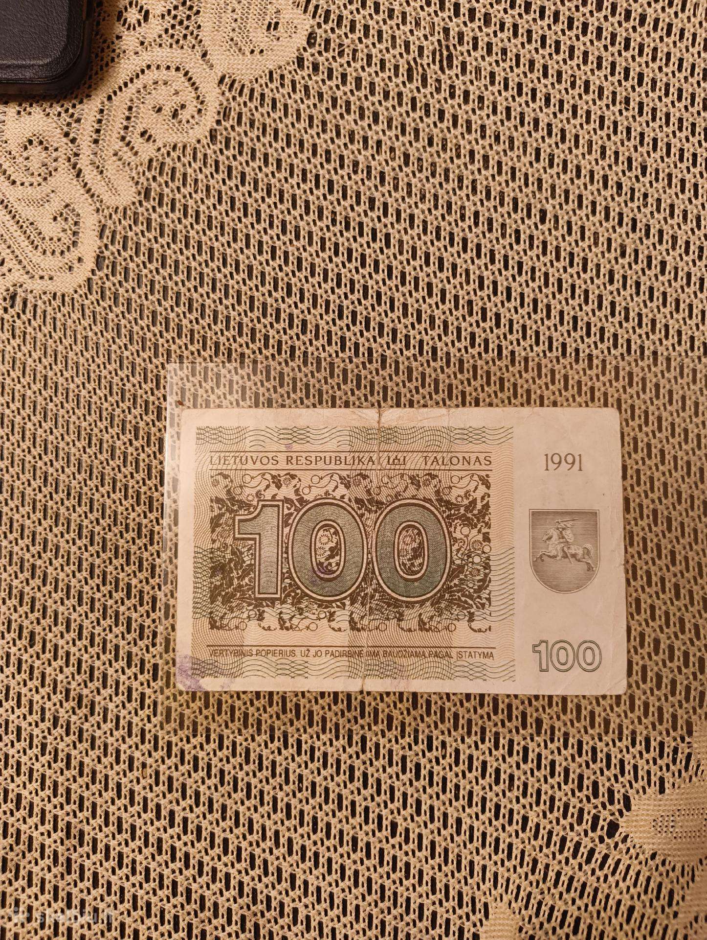 Banknotai Talonai Vagnorkes Originalai - Apyvartin
