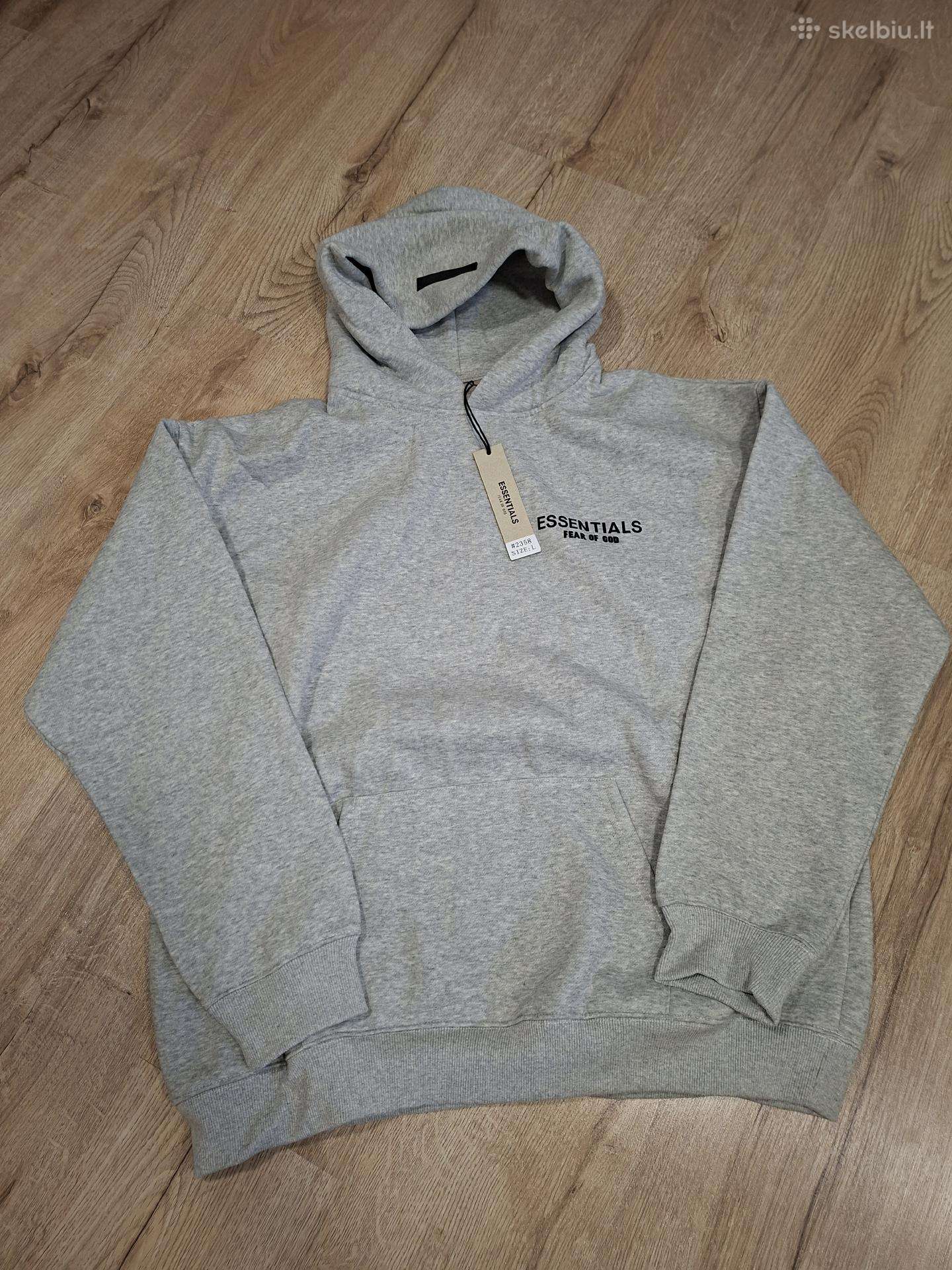 Essentials hoodie grey