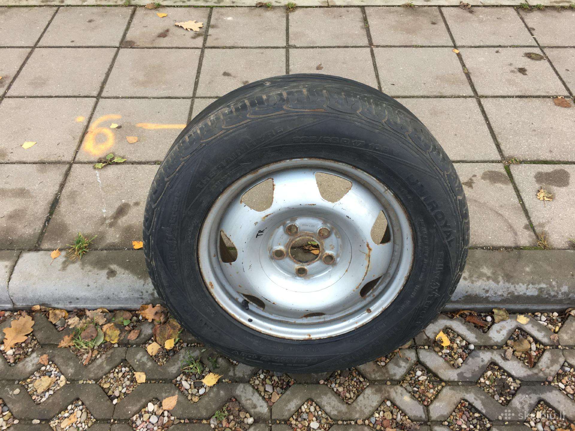VW atsarginis ratas.