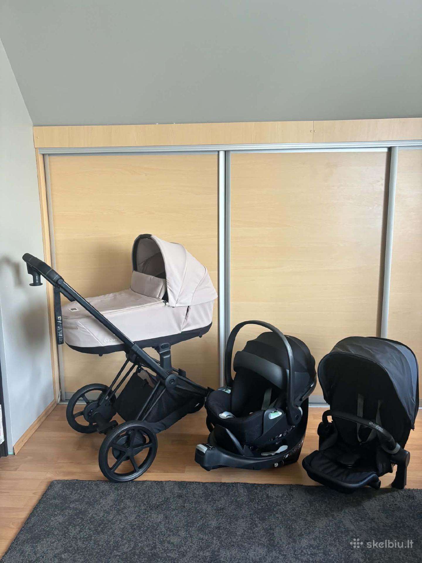 Cybex e-priam elektrinis vezimelis, komplektas