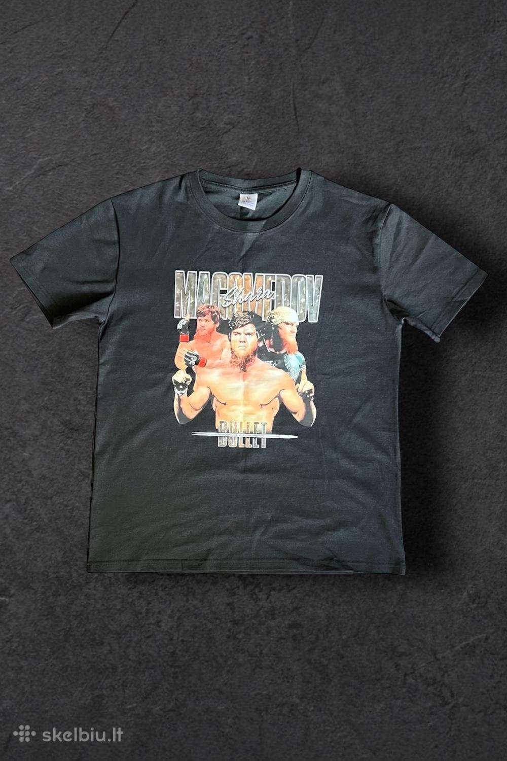 Juodi marškinėliai su kovos menų / Mma grafika