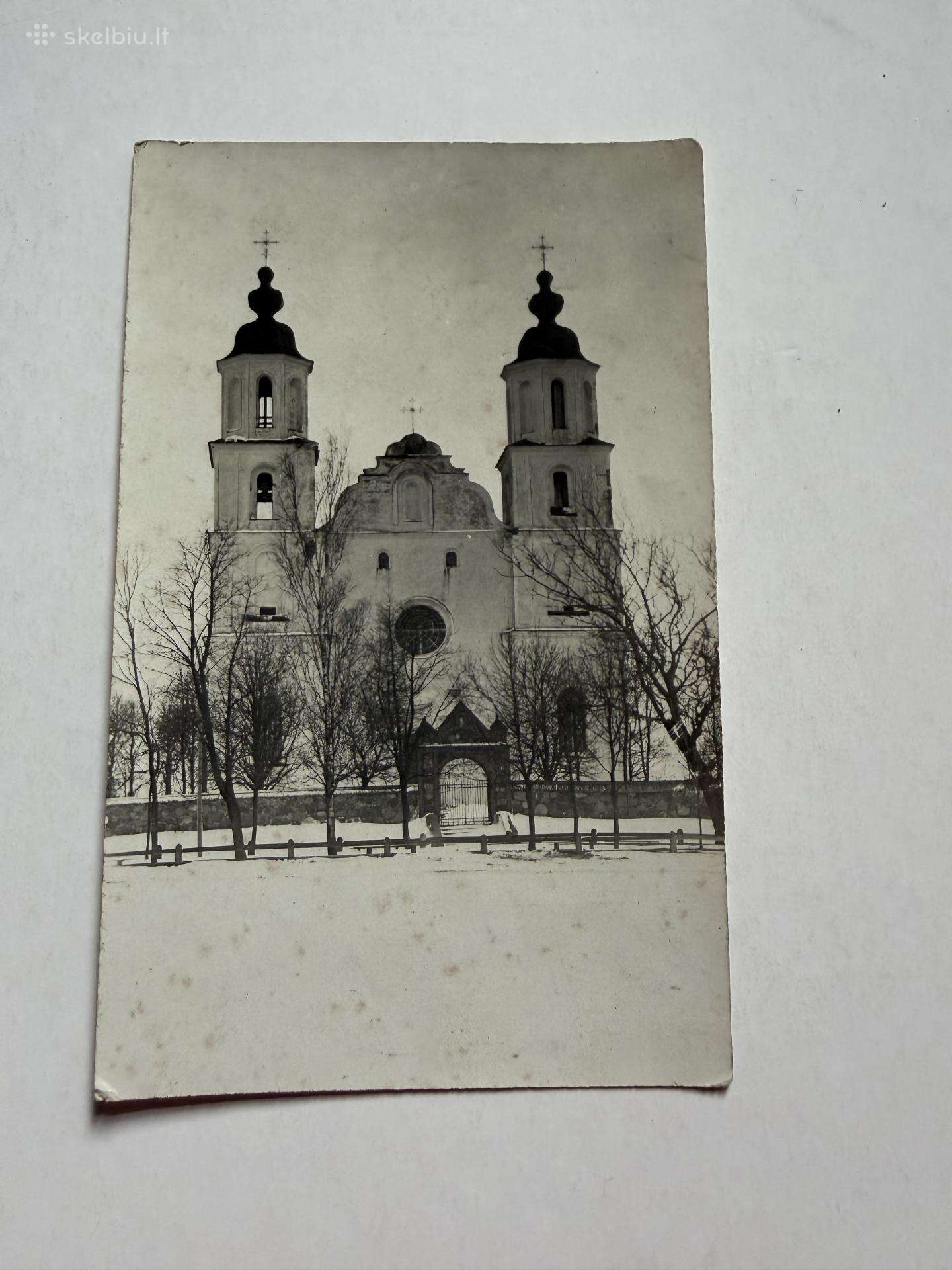 Zarasų bažnyčia atvirukas