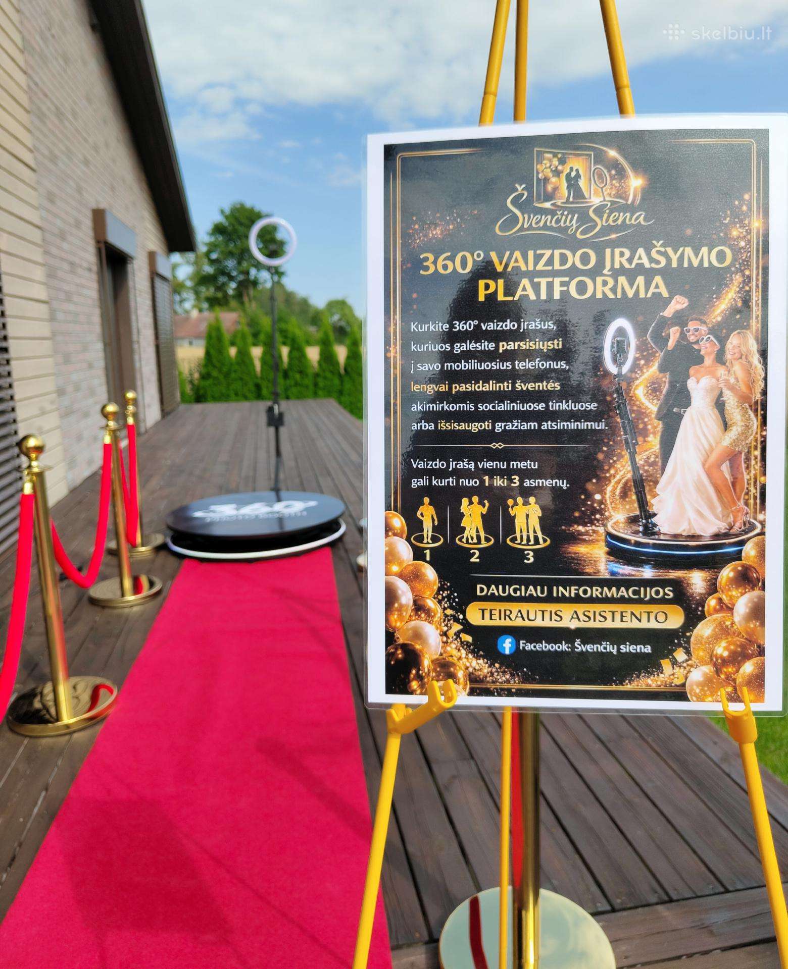 Nauja 360 laipsnių vaizdo įrašymo platforma