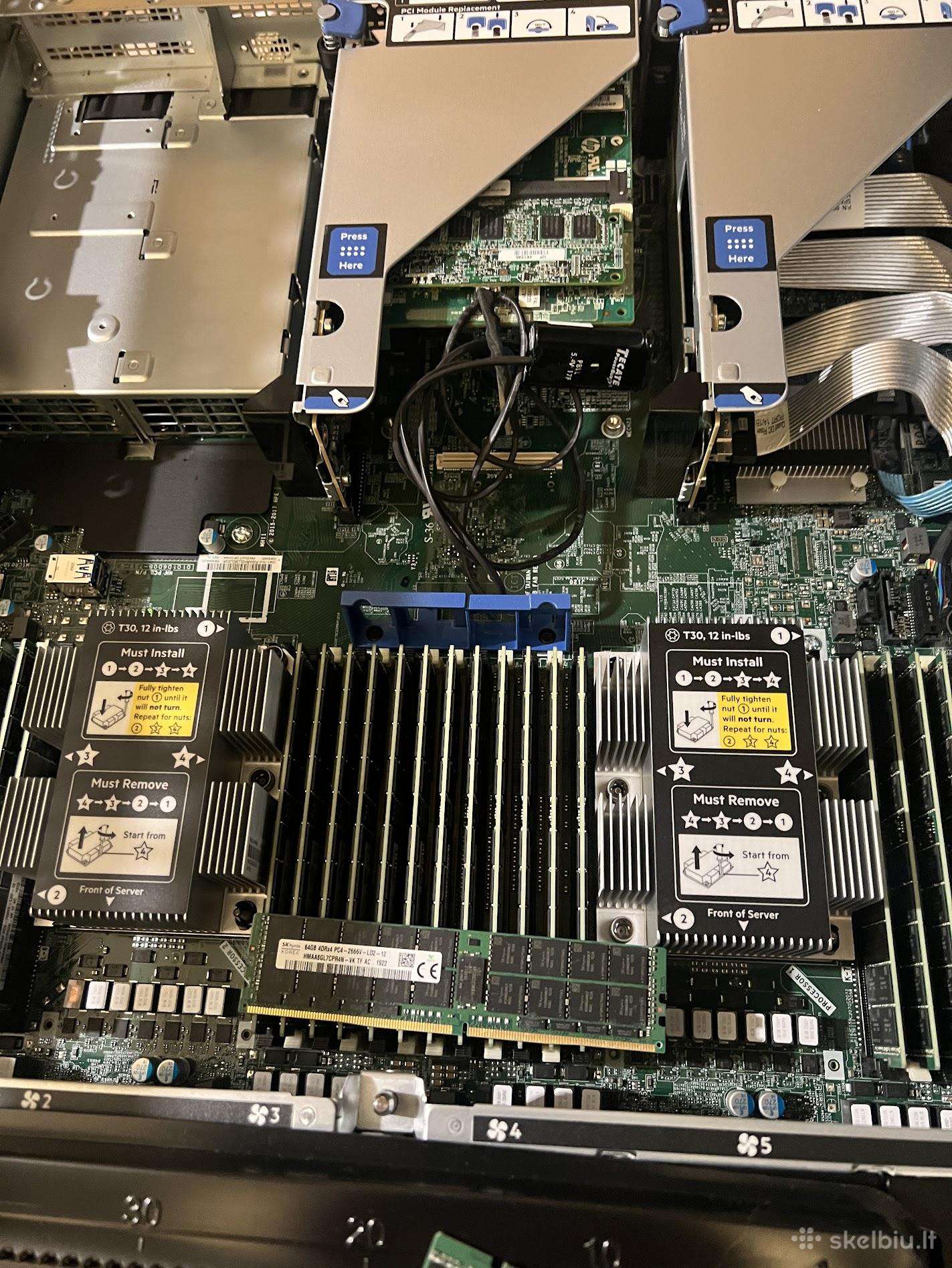 Serveris Dl380 Gen10, 2x Xeon Gold 6138, Nvme