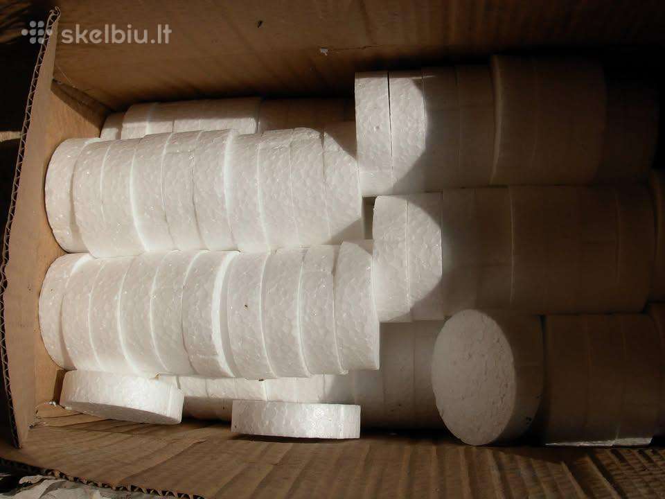 Polistirolo tabletė, kamštis smeigėms, 67mm