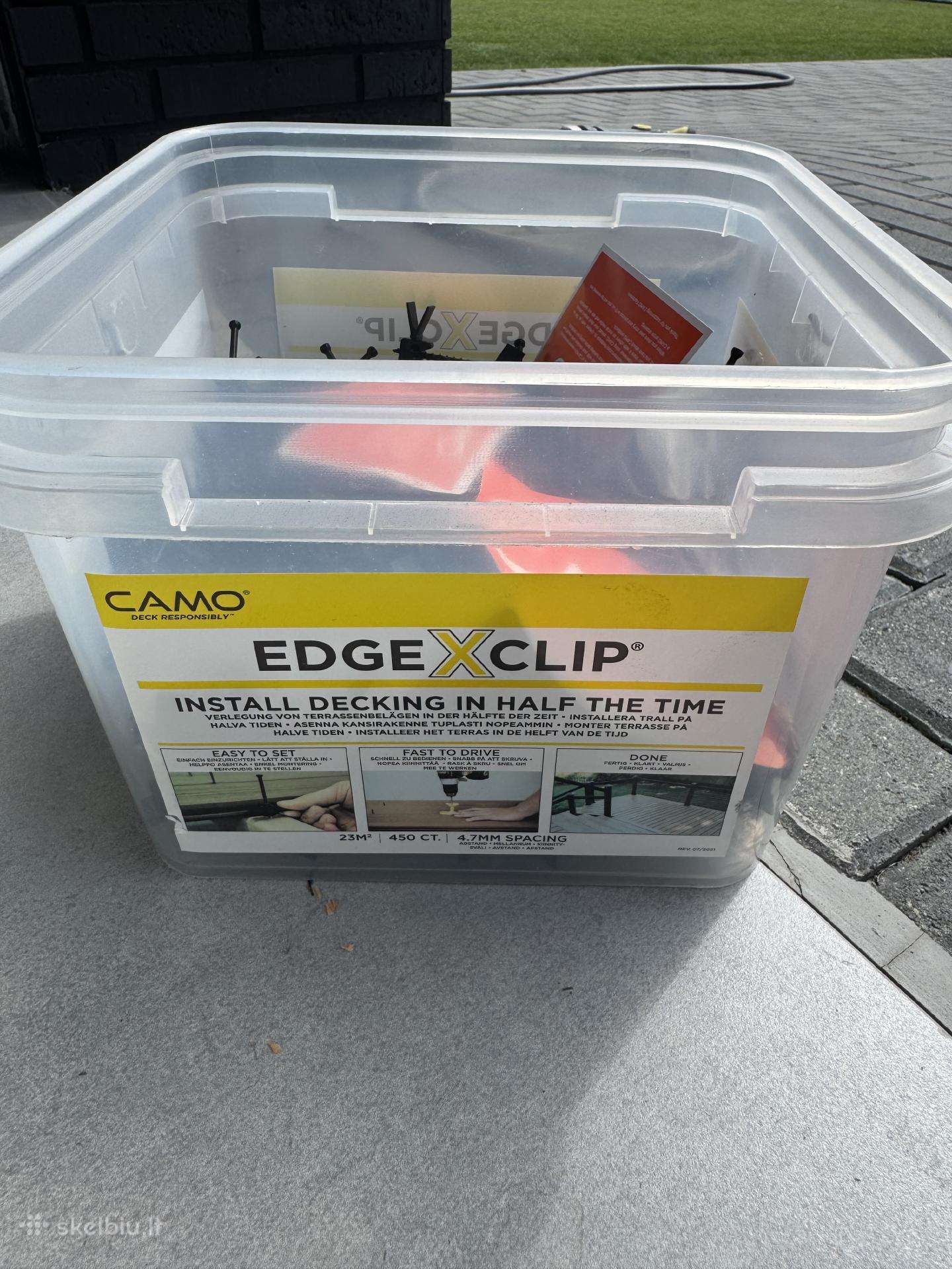 Camo Edge X Clip terasos tvirtinimo laikikliai