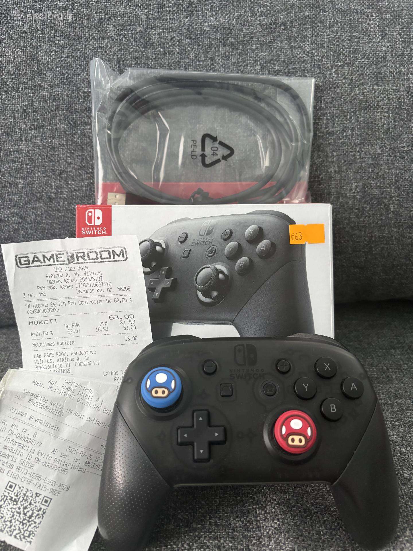 Nintendo Switch Pro su garantija
