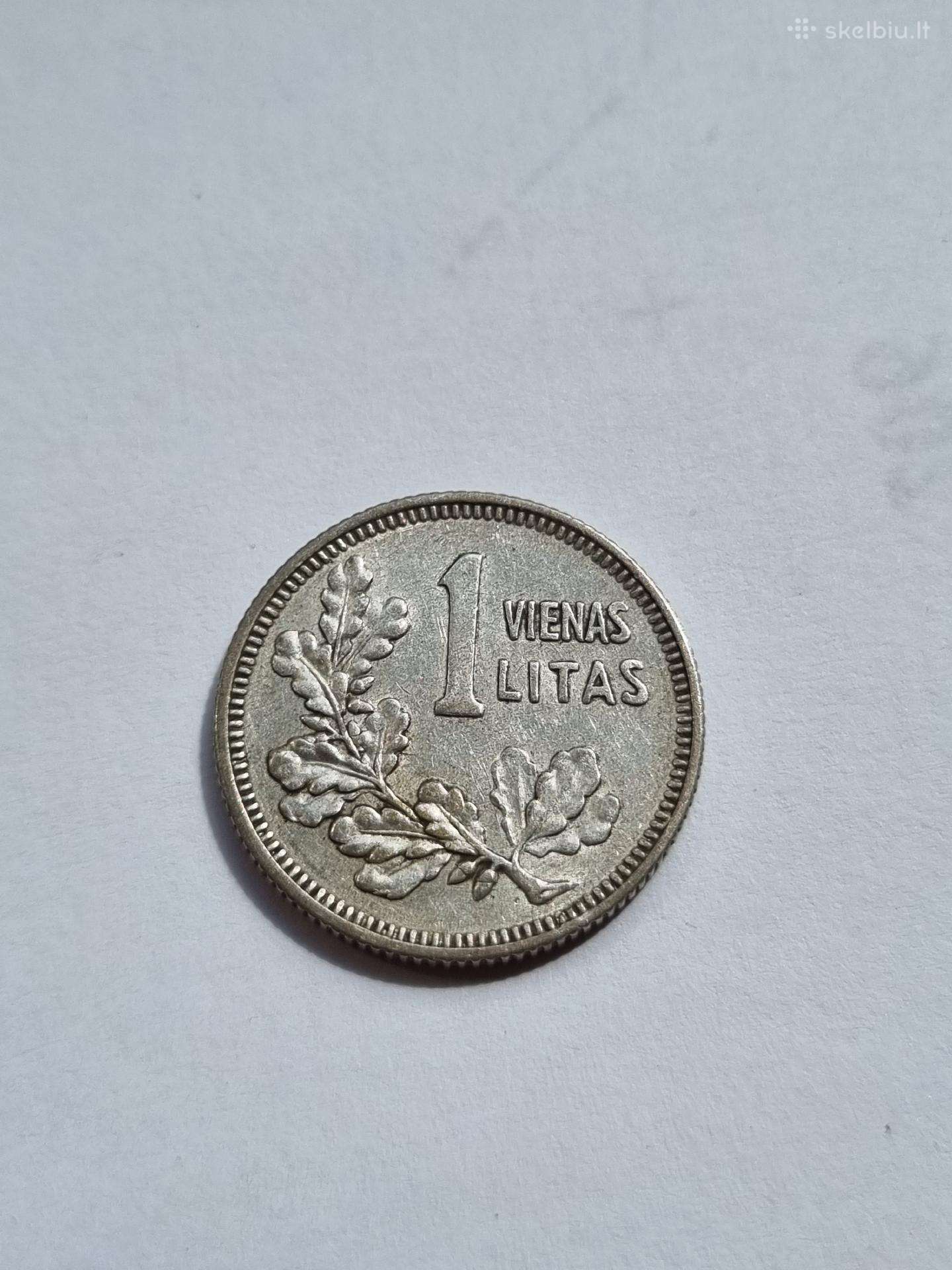 1 Litas Kumelė stovis foto