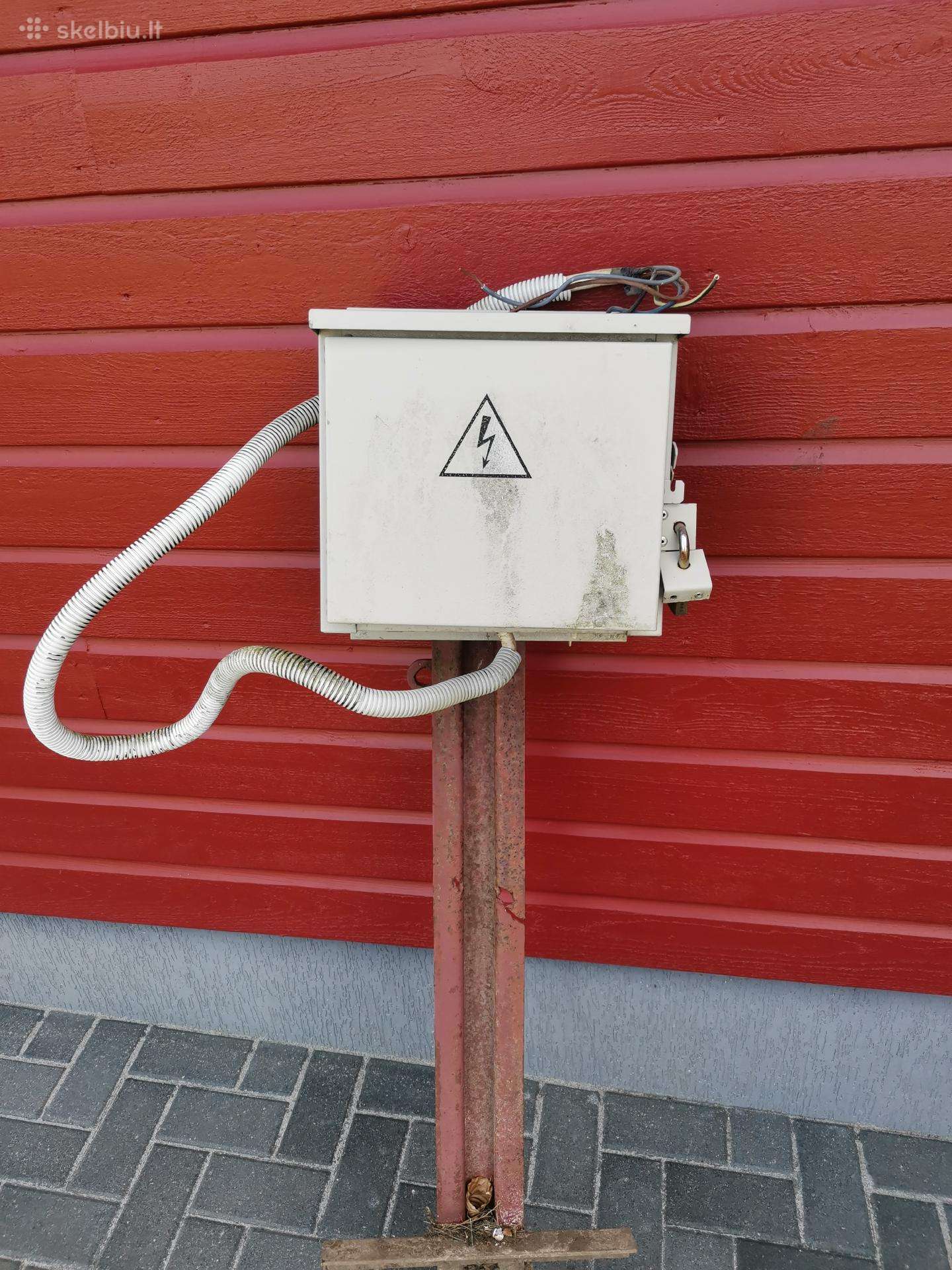 Statybinis elektros skydas