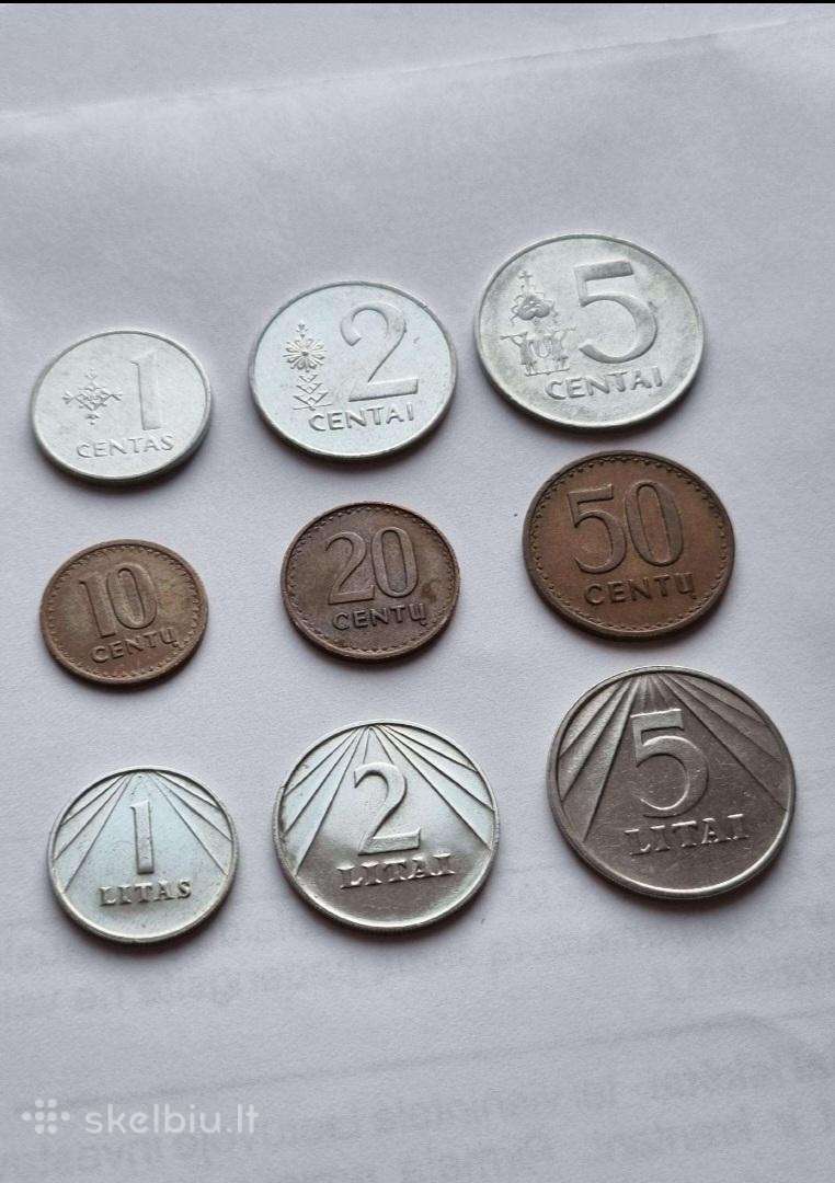 125 litai centai 1991m