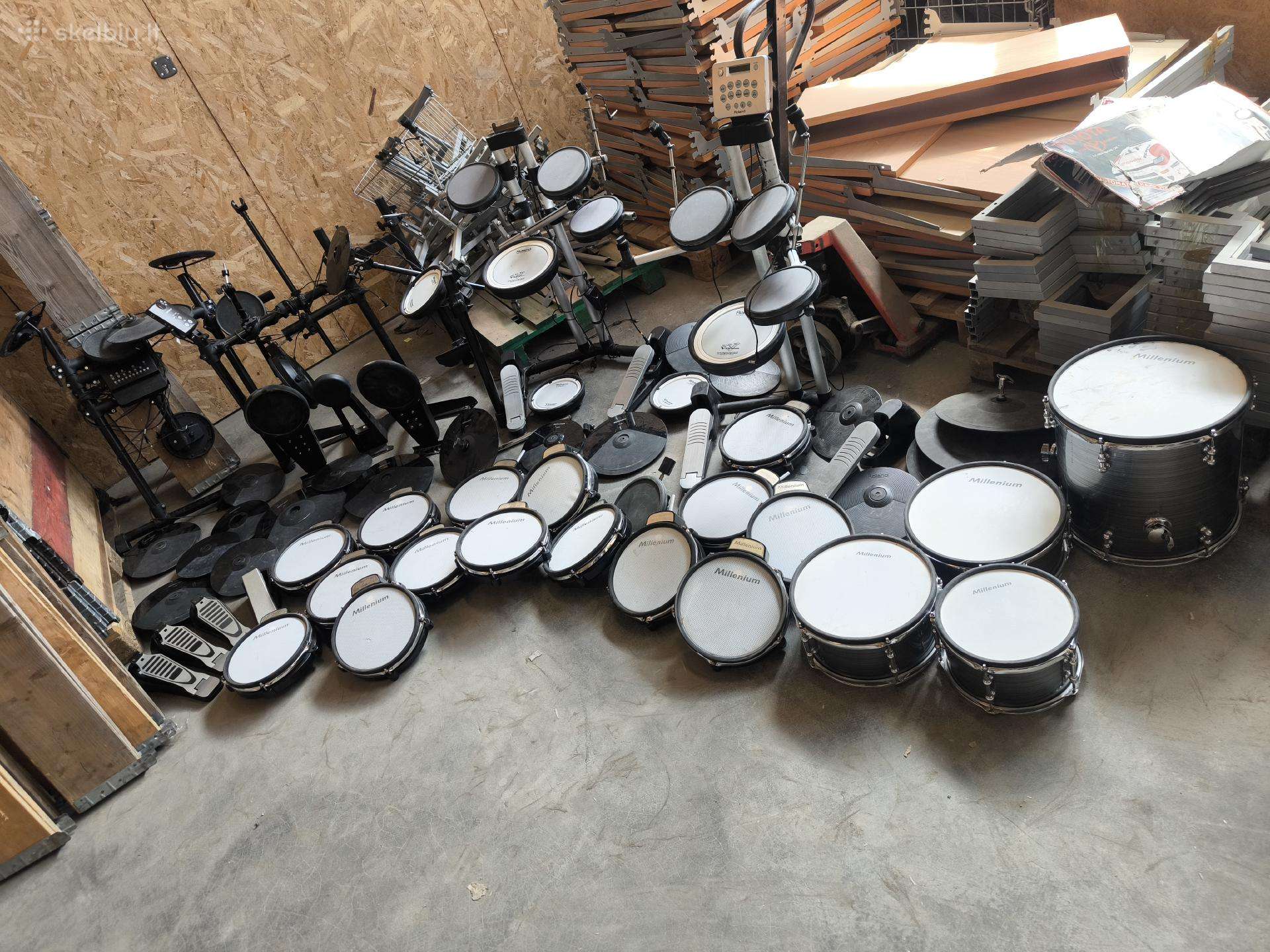 Ivairus bugnai roland yamaha ir TT ir ju priedai