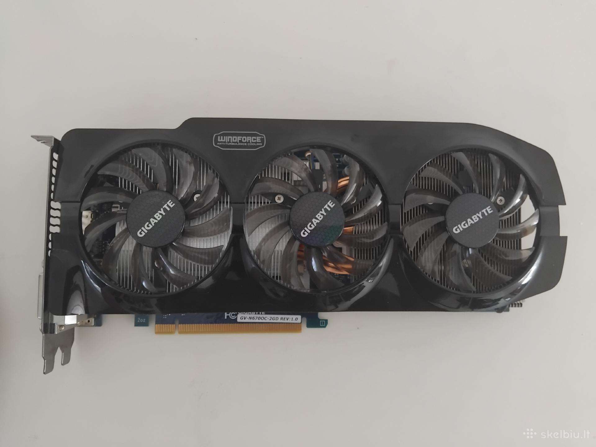 Veikianti Gtx 670 2gb Vram Grafinė Kortelė