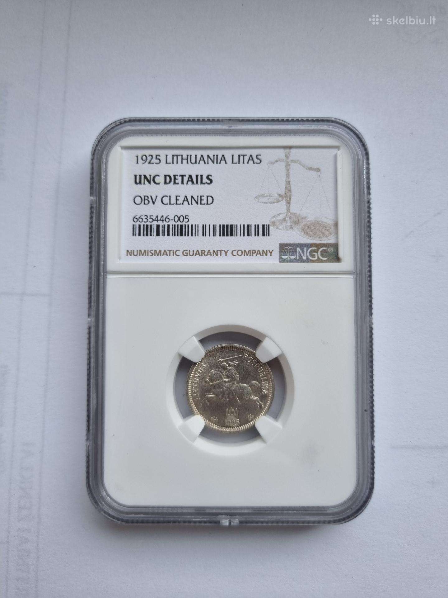 1 Litais 1925m unc Ngc